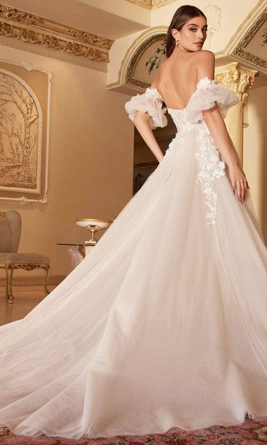 Andrea and Leo A1103W - Lace Corset Bridal Gown - back view