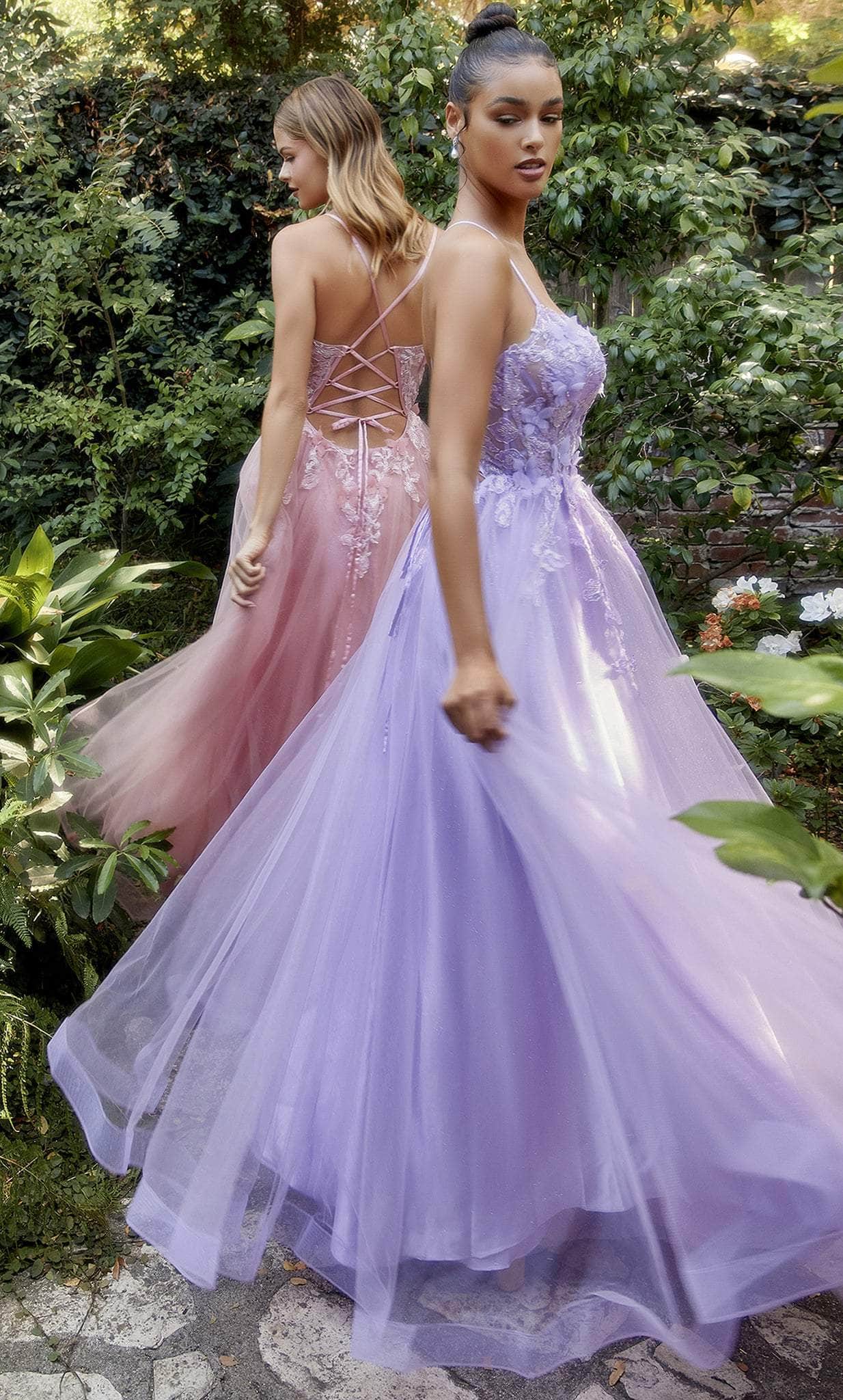 Andrea and Leo A1141 - Embroidered Scoop Prom Gown - Silhouette Dresses