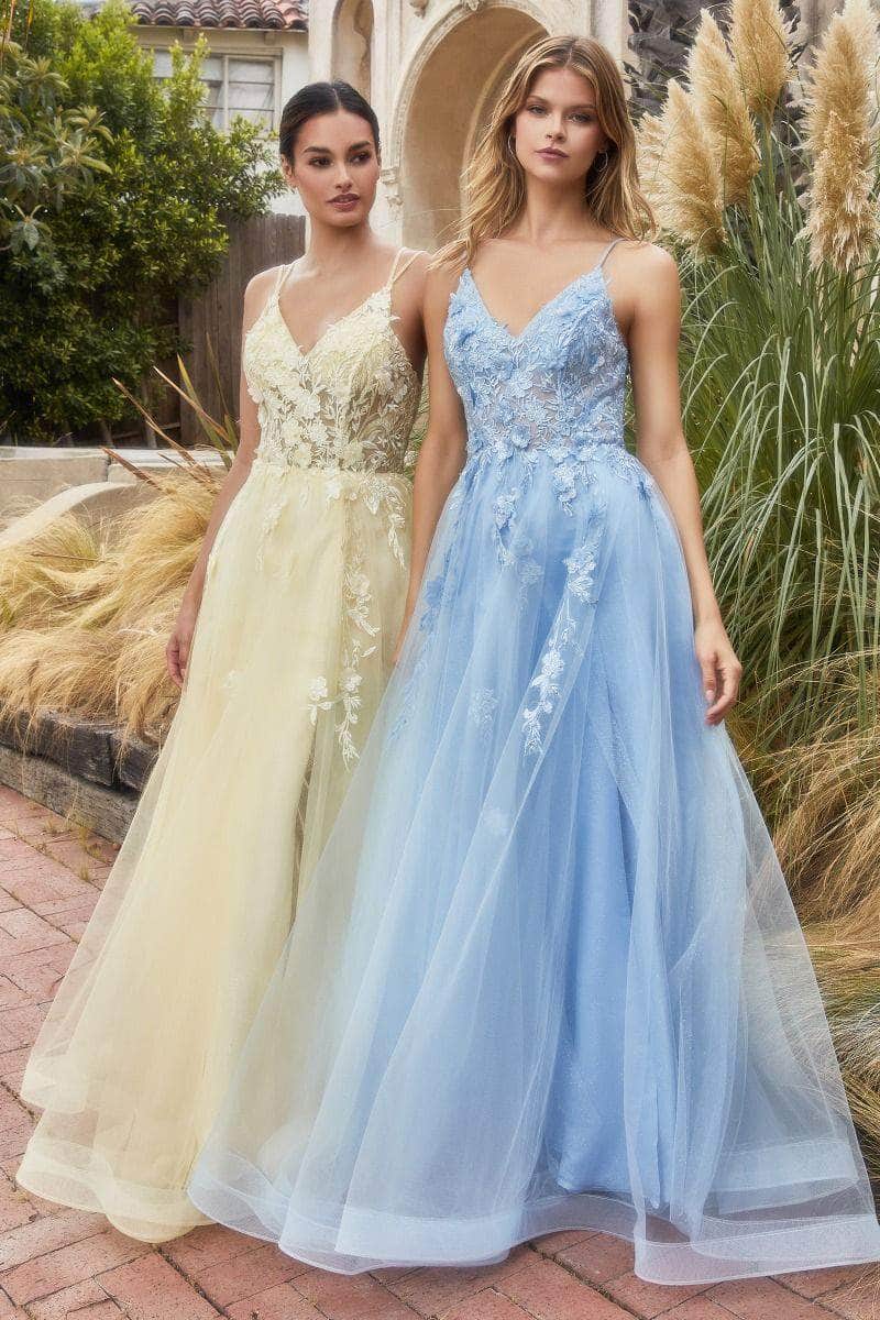 Andrea and Leo A1191 - Floral Embroidered Prom Gown - view 10