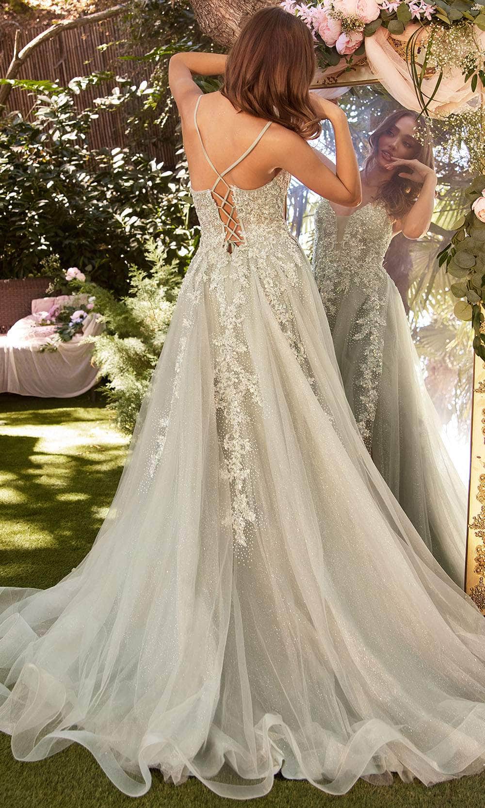 Andrea and Leo A1261 - Lace Trailed Gown - view 7