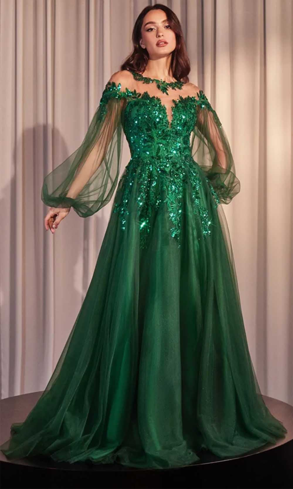 Andrea and Leo A1263 - Bishop Sleeve Evening Gown - view 6