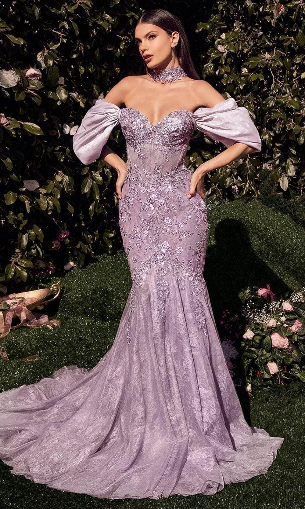Andrea and Leo A1354 - Draped Sleeve Evening Gown - view 6