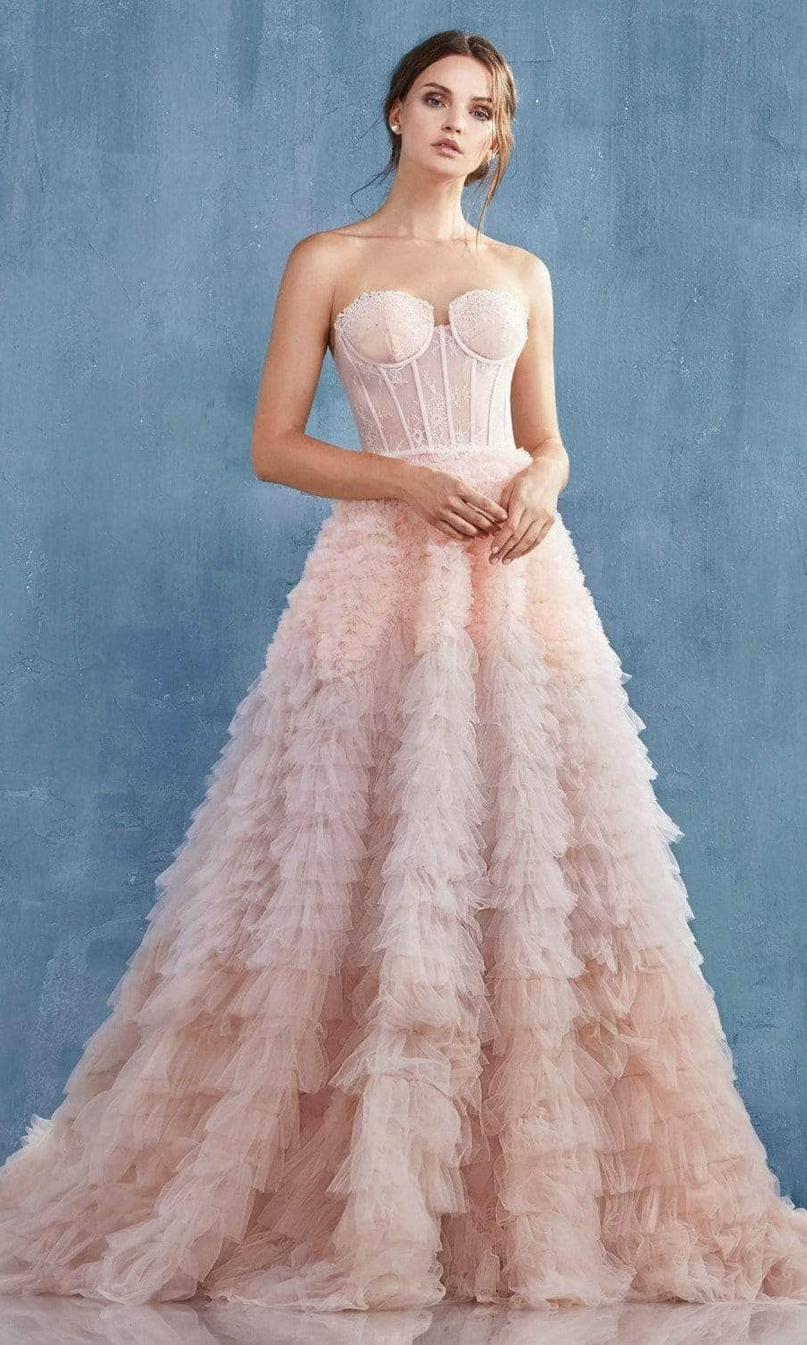 Andrea and Leo - Sweetheart Corset Ballgown A0767 - Silhouette Dresses