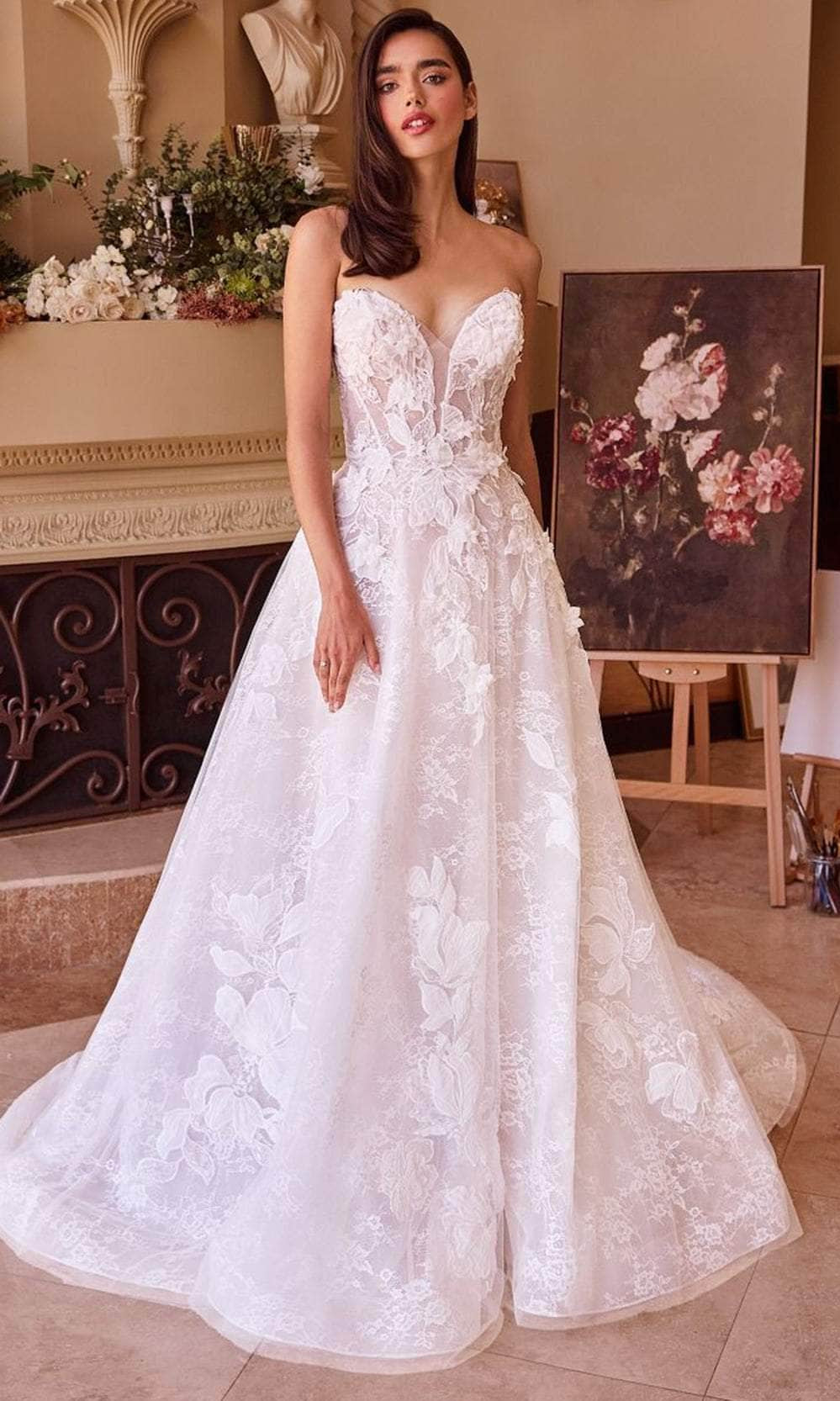 Andrea and Leo WL034 - Corset A-Line Bridal Gown - designer wedding dress at Silhouette Dresses