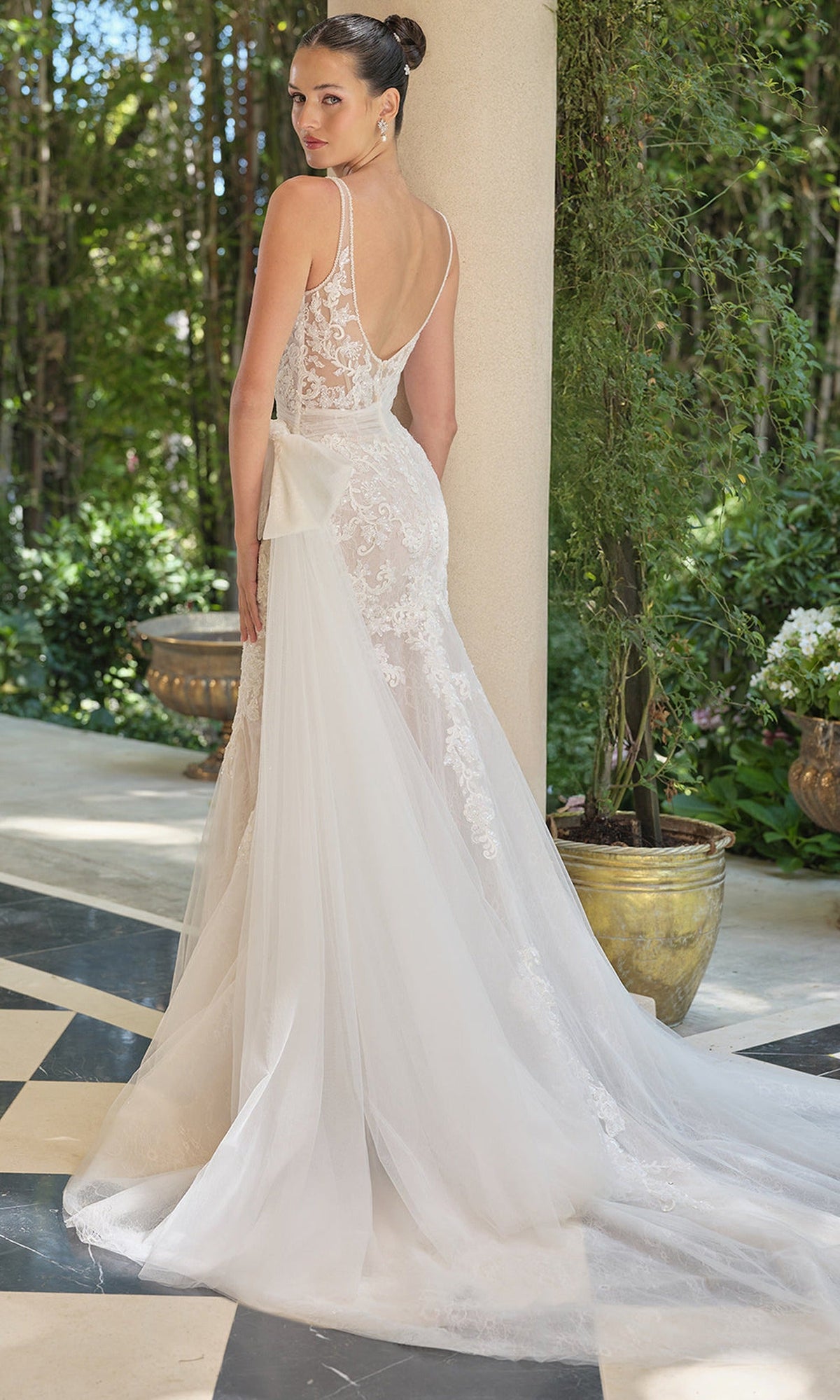 Andrea and Leo WL068 - Embroidered Lace Mermaid Wedding Dress