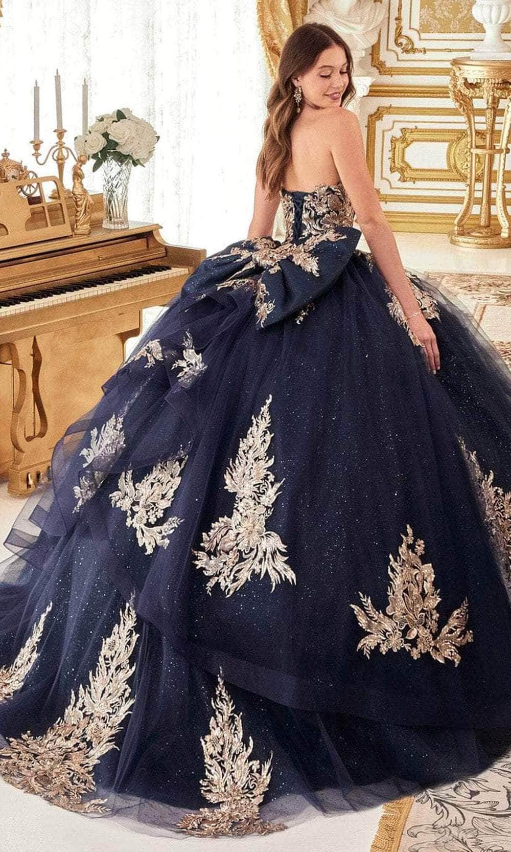 Cinderella Divine 15715 - Sweetheart Bodice Ballgown - detail view