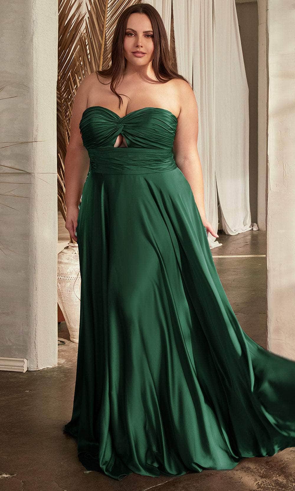 Cinderella Divine 7496C - Knotted Bodice Sweetheart Gown - view 4