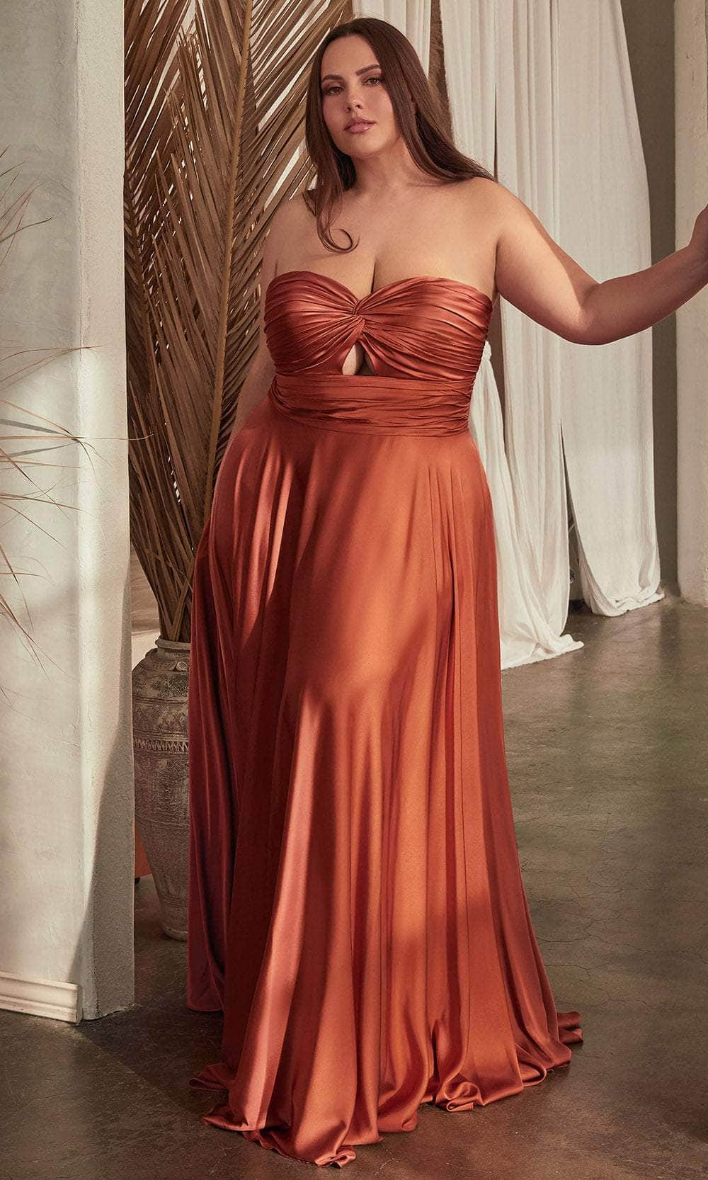 Cinderella Divine 7496C - Knotted Bodice Sweetheart Gown - view 9