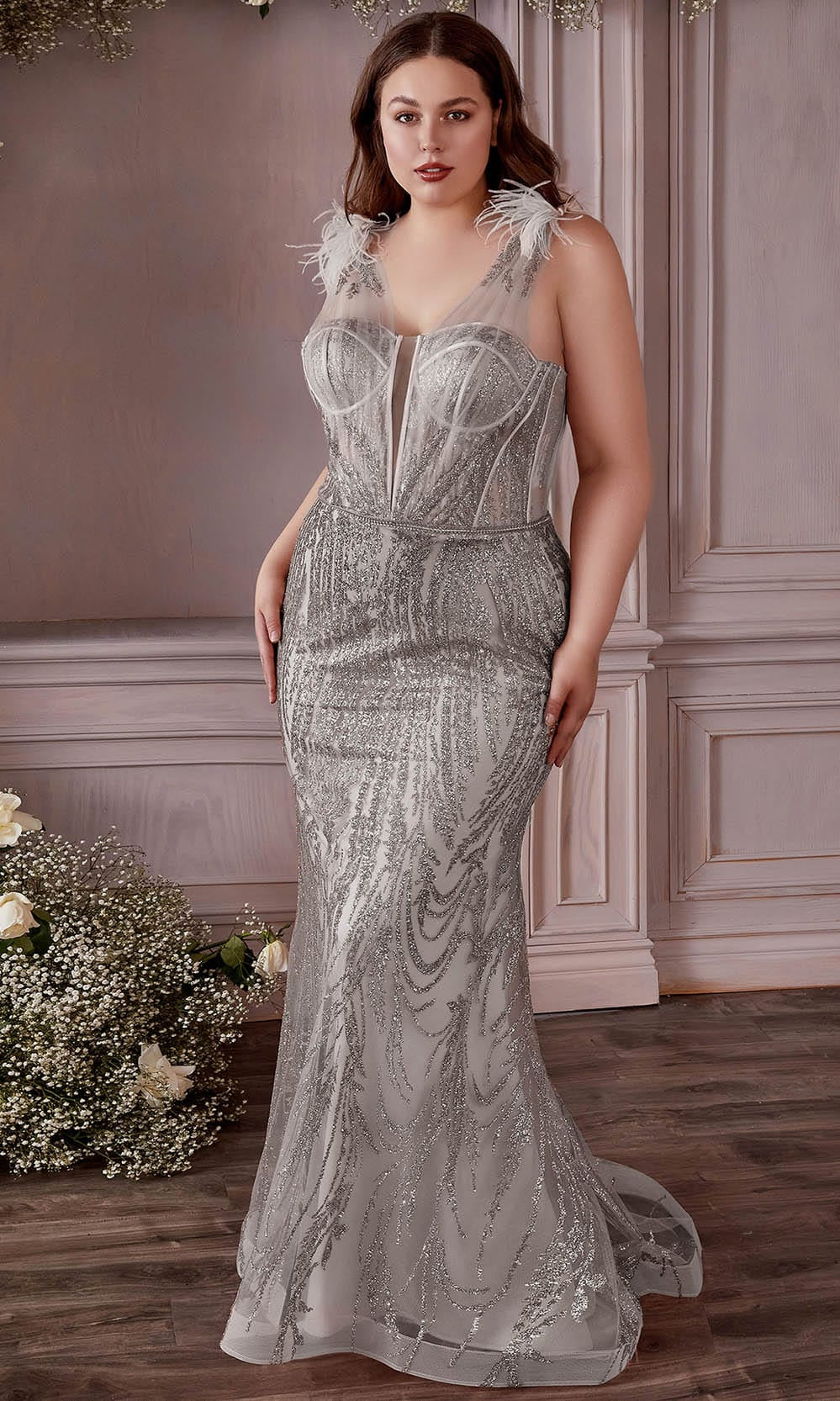 Cinderella Divine CB087 - Sweetheart Long Gown - view 9