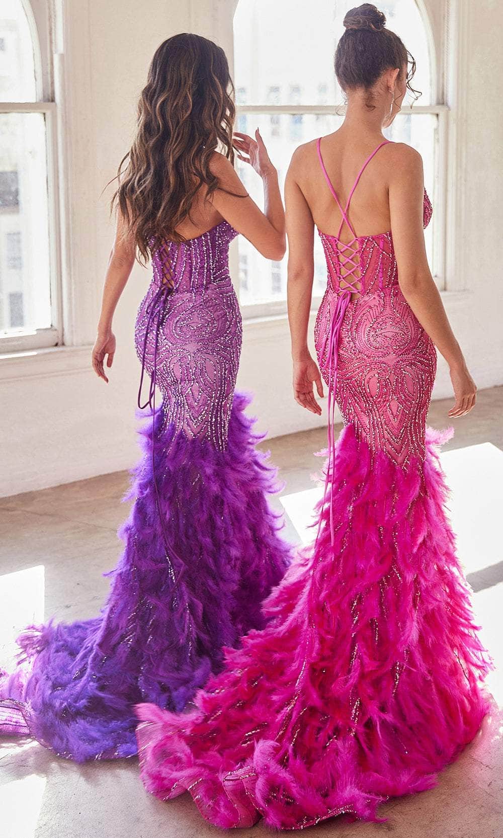 Cinderella Divine CC2308 - Sleeveless Gown with Embellished Detailing - view 13
