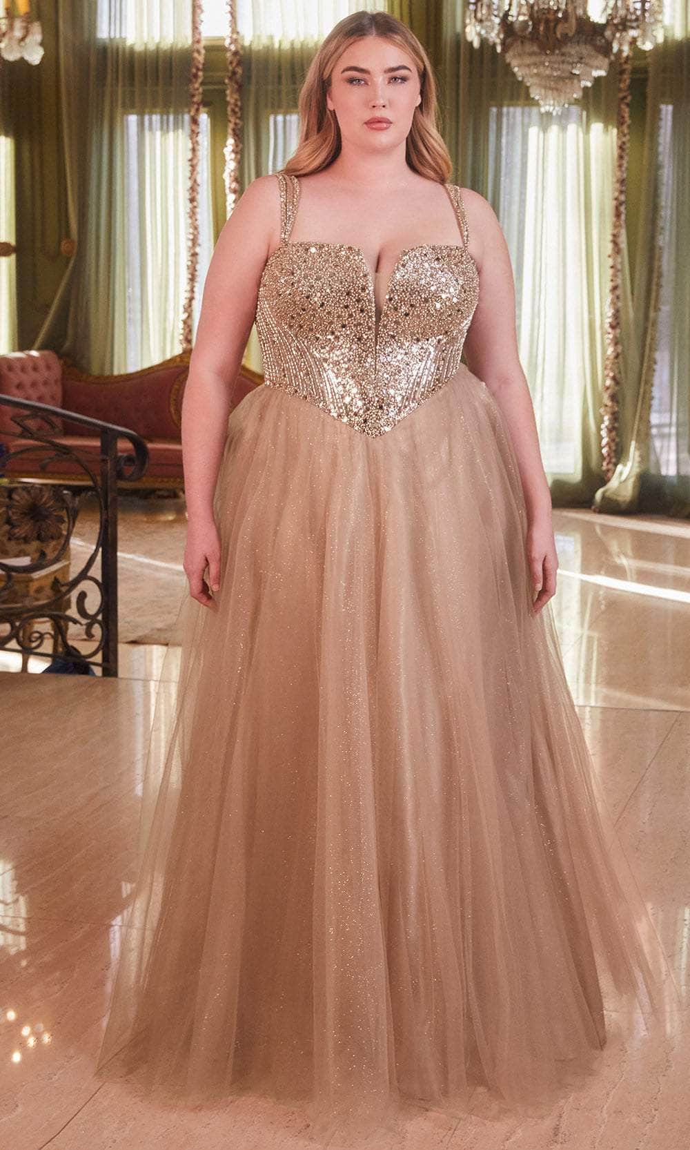 Cinderella Divine CD0217C - Glittered Evening Dress - view 6