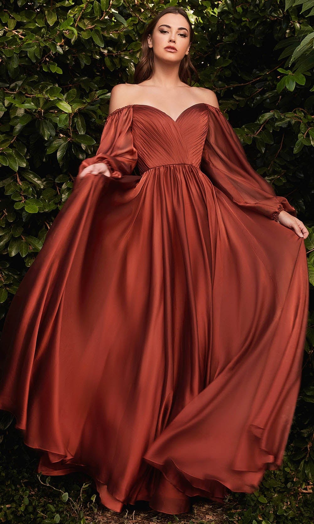 Cinderella Divine CD243 - A-Line Evening Dress - view 9