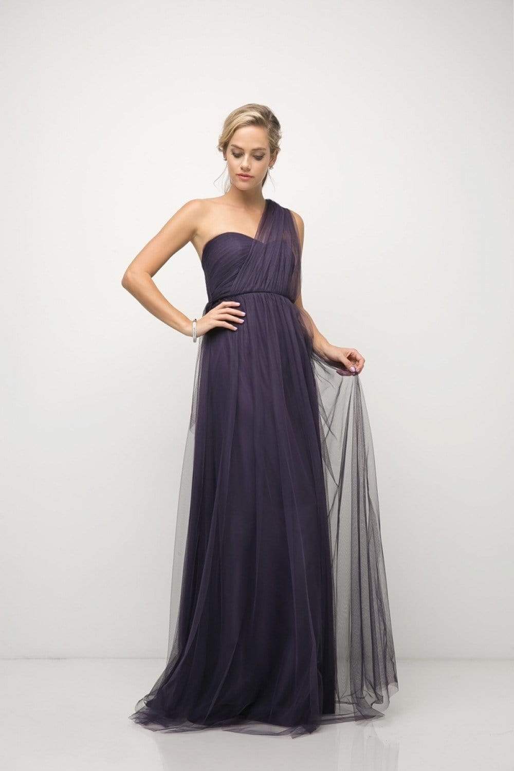 Cinderella Divine - ET322 Sweetheart Neckline Convertible Tulle Gown - view 13