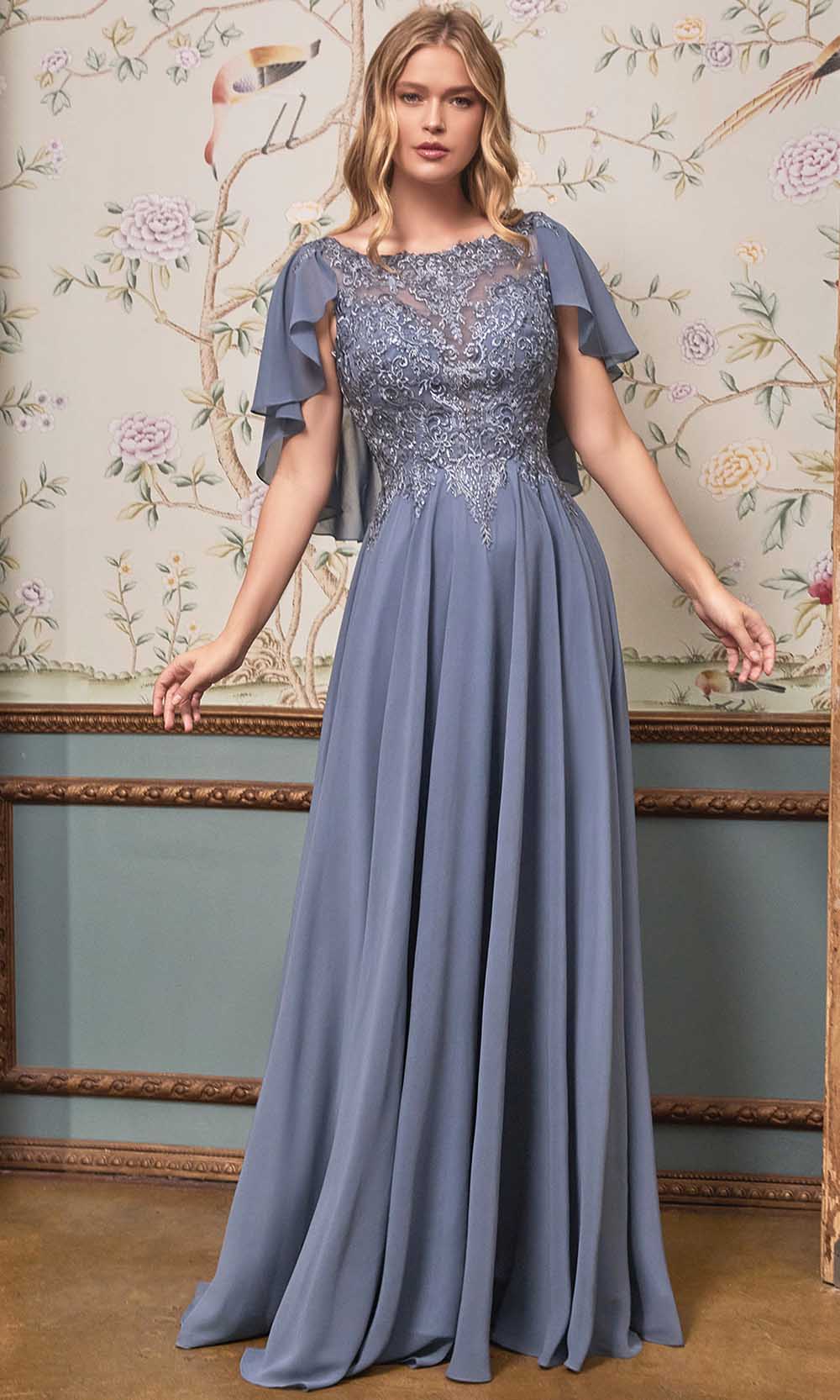 Cinderella Divine HT101 - Illusion Bateau Formal Dress - view 4