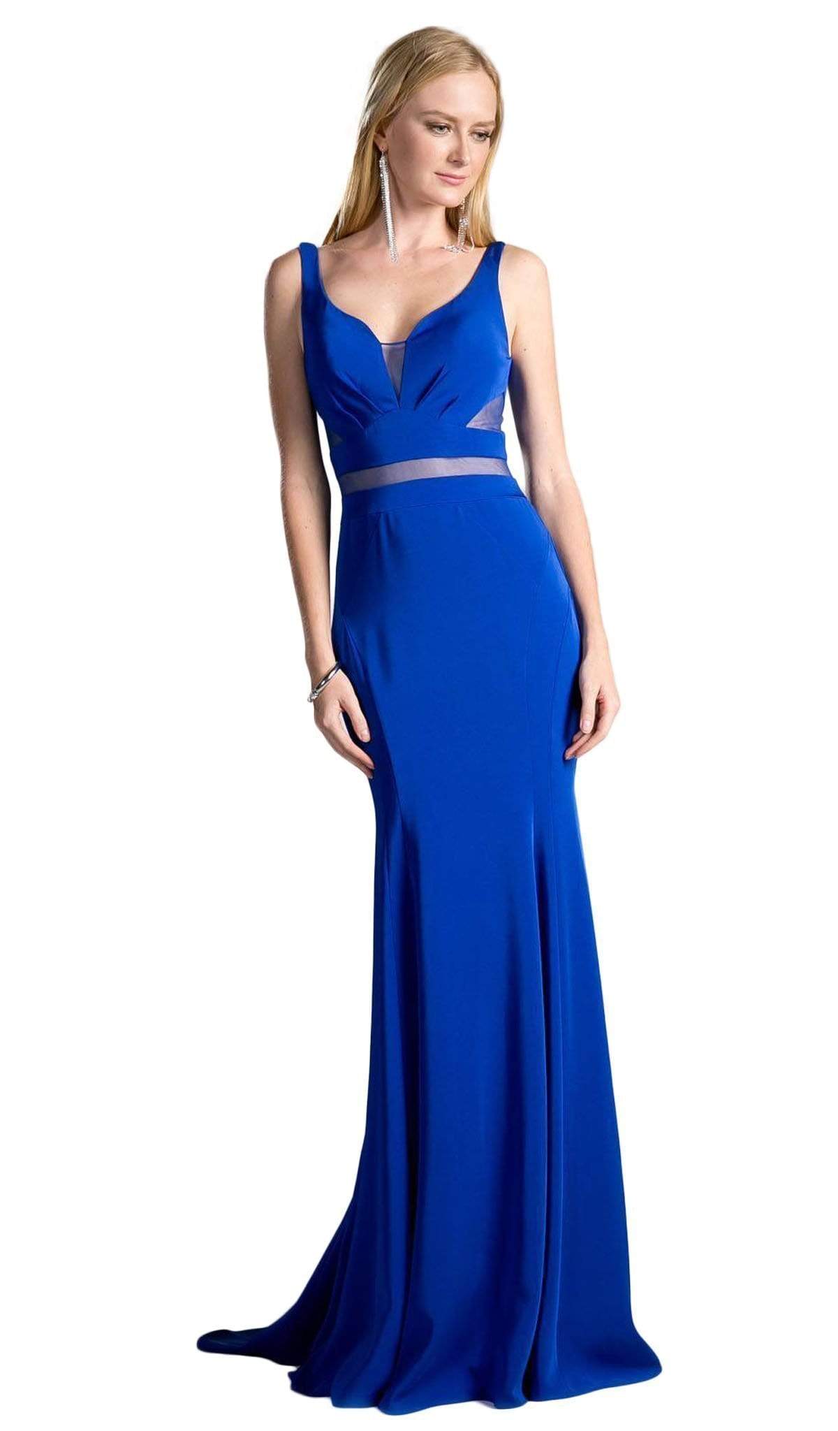 Cinderella Divine - Mock Two Piece Ruffled Sheath Dress - view 6