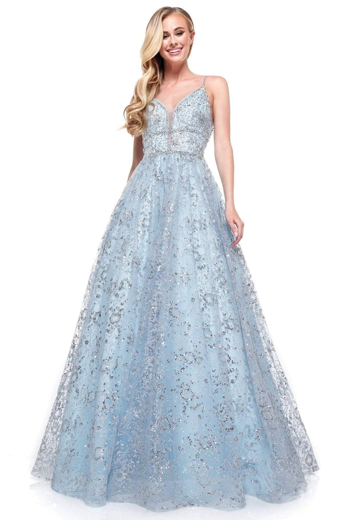 Colors Dress - 2288 Embellished Sweetheart Long Dress - Silhouette Dresses