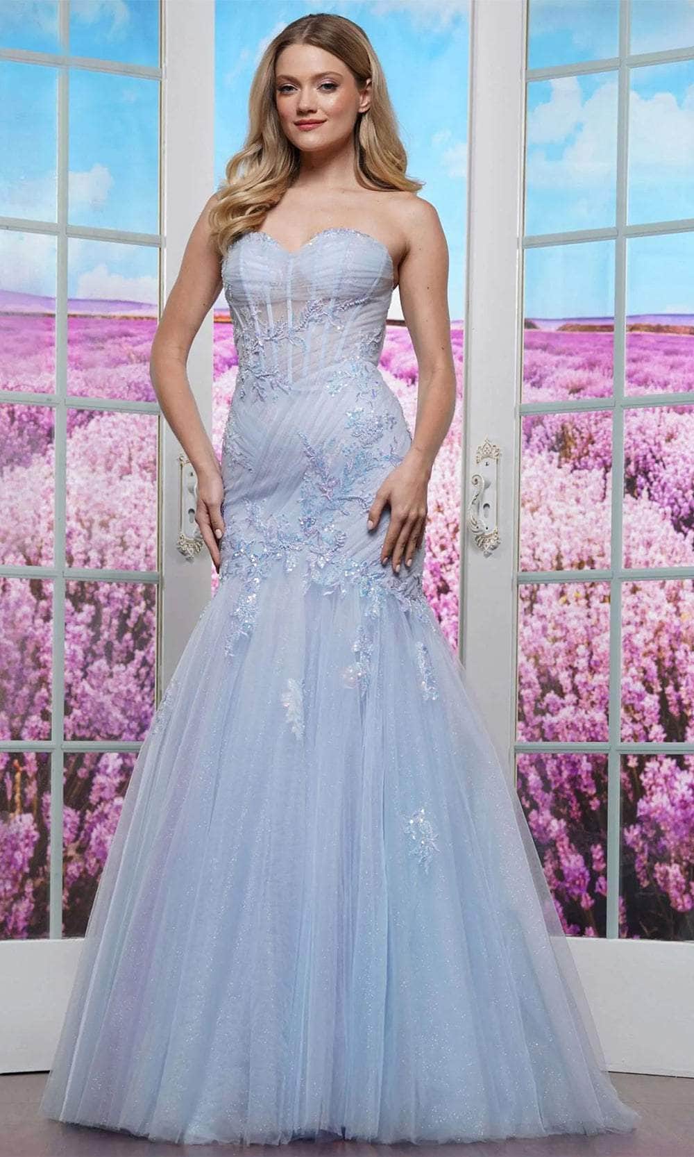 Colors Dress 3529 - Embroidered Mermaid Prom Dress