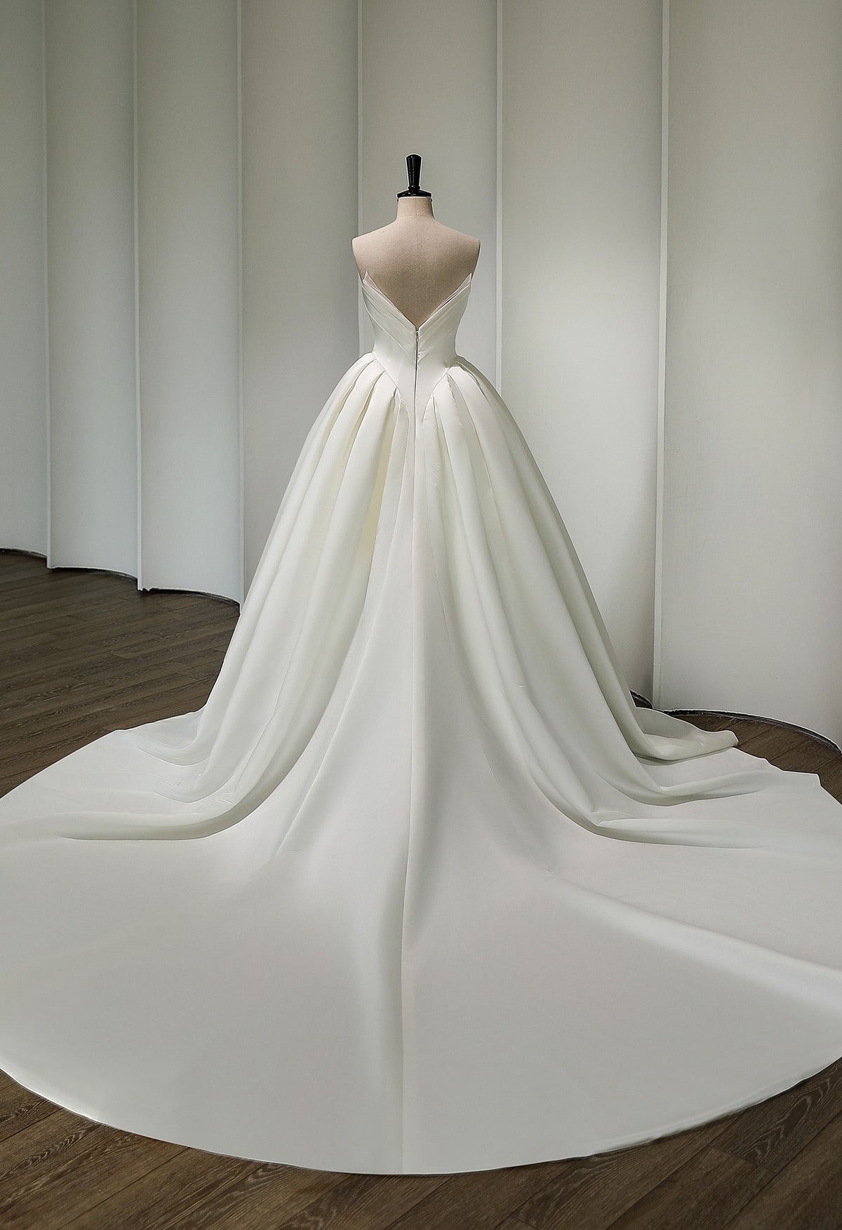 Farrah Couture HW3472 strapless full-skirt wedding dress - view 5
