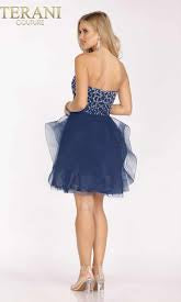Terani Couture 231P0590 - Strapless Tulle A-Line Cocktail Dress - view 5