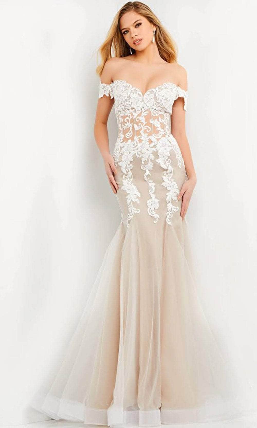 Jovani 02861 - Sweetheart Embroidered Evening Gown - designer prom dress at Silhouette Dresses