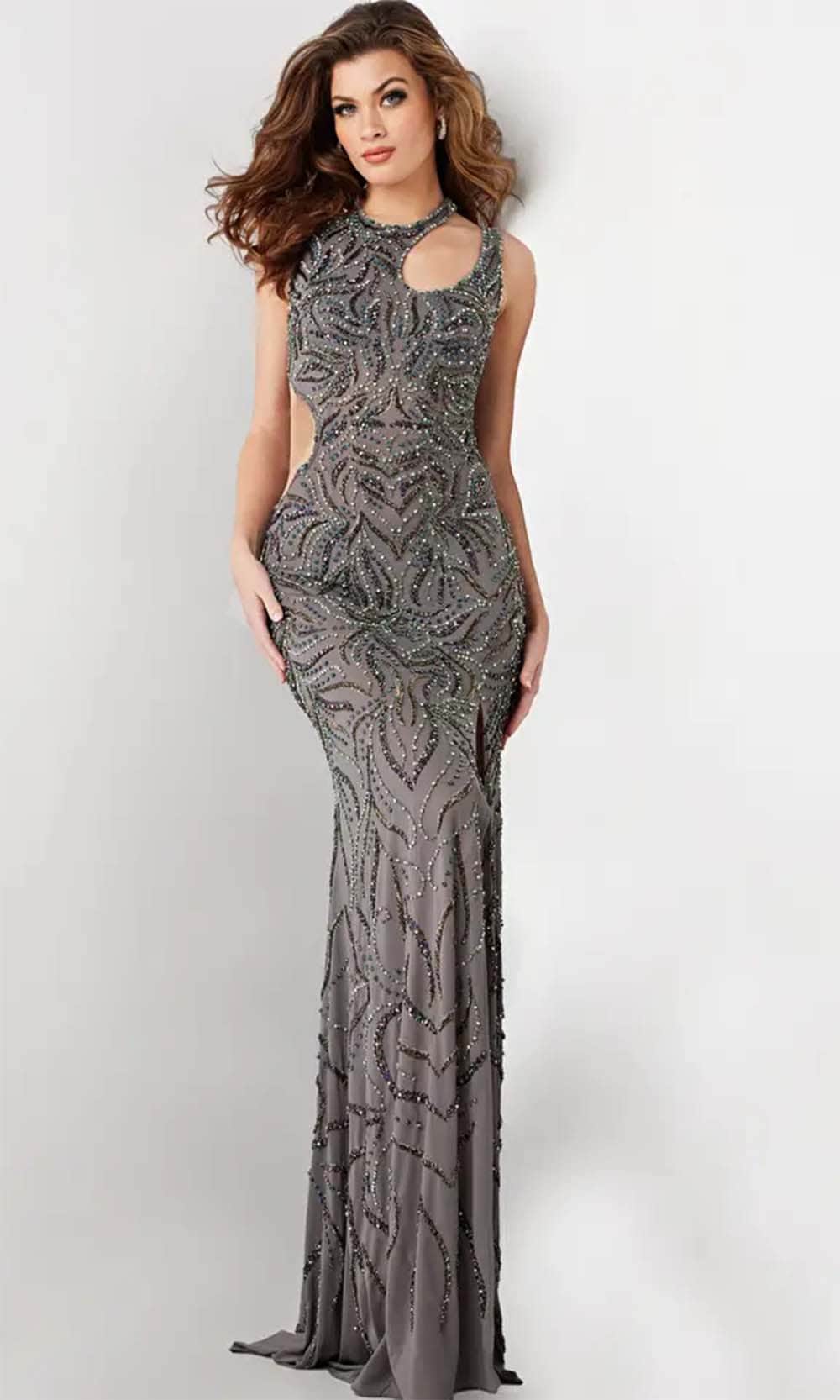 Jovani 25692 - Sleeveless Embellished Prom Dress - designer prom dress at Silhouette Dresses