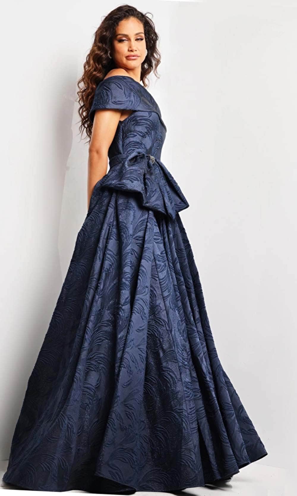 Jovani 26281 - One Shoulder Evening Gown - detail view