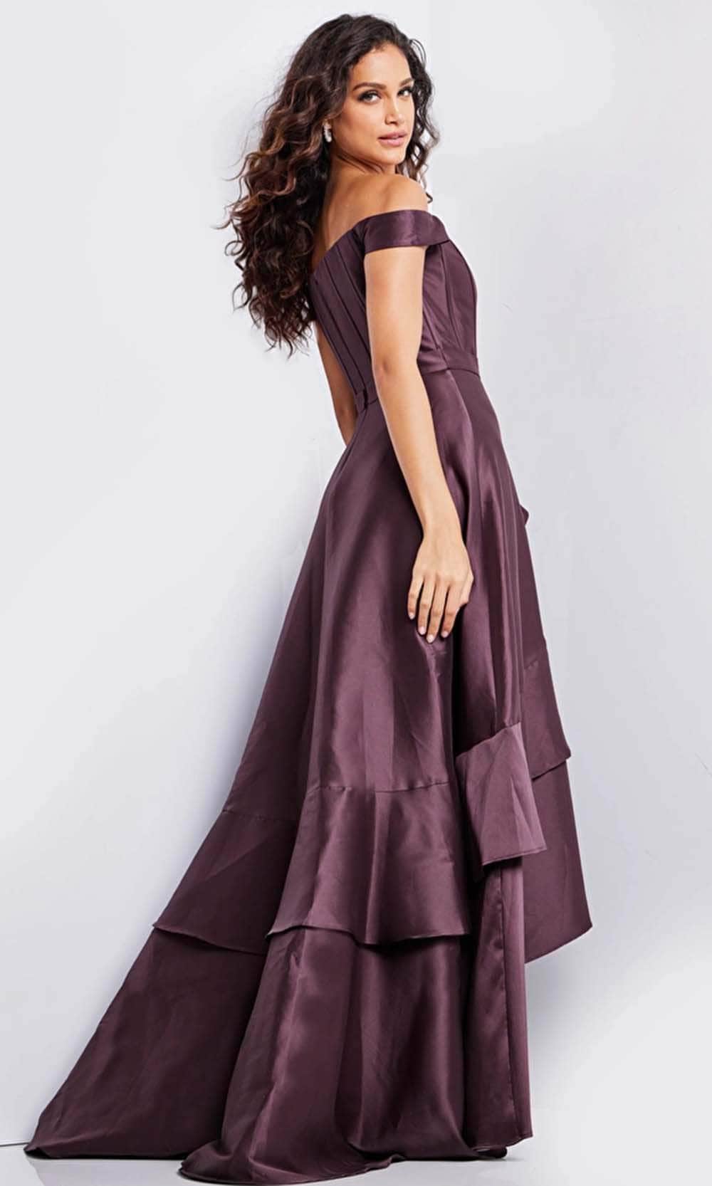 Jovani 37014 - Corset High Low Evening Dress - view 4