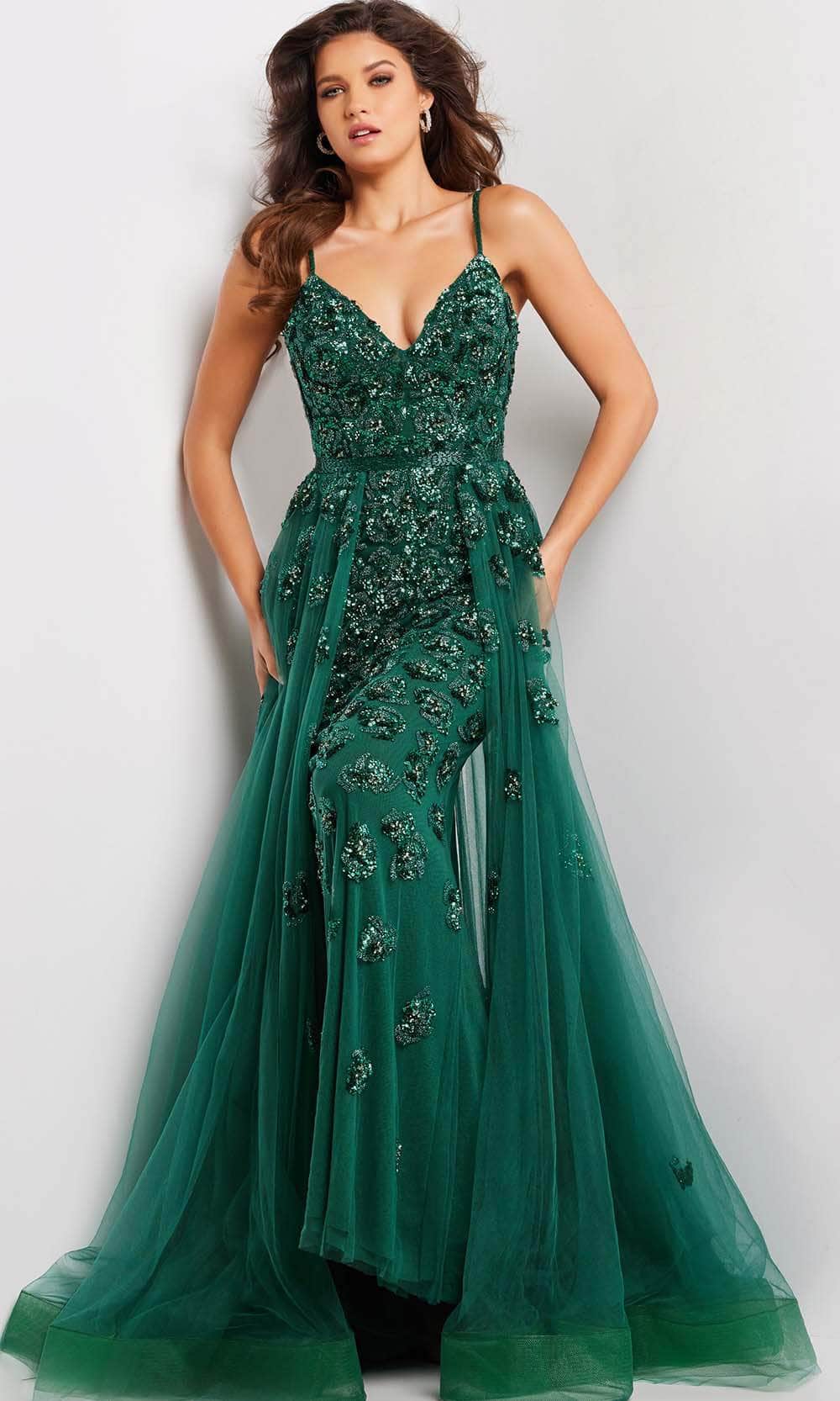 Jovani 39434 - Sequin Embellished Prom Gown - designer formal gown at Silhouette Dresses