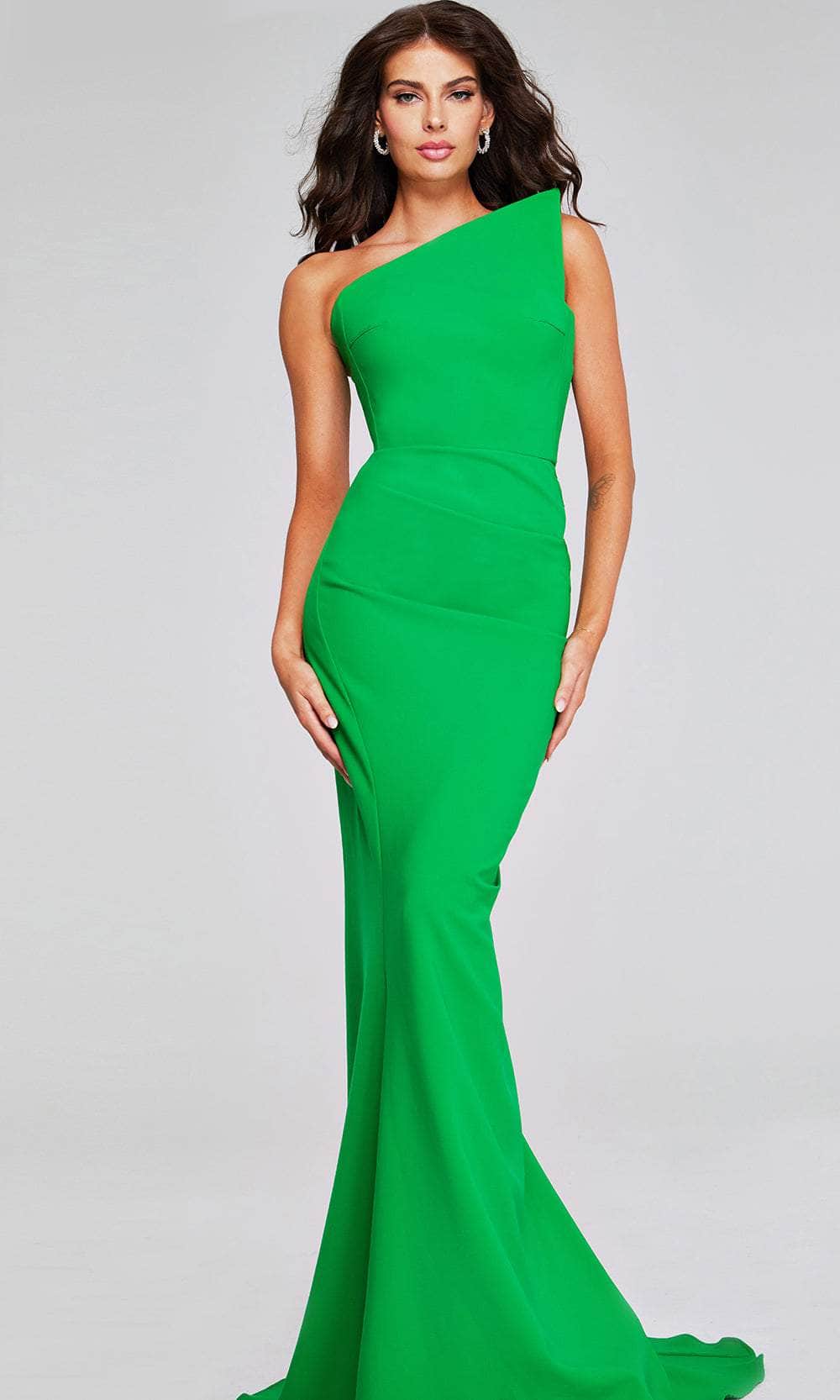 Jovani 40301 - One Shoulder Fitted Gown - designer evening gown at Silhouette Dresses