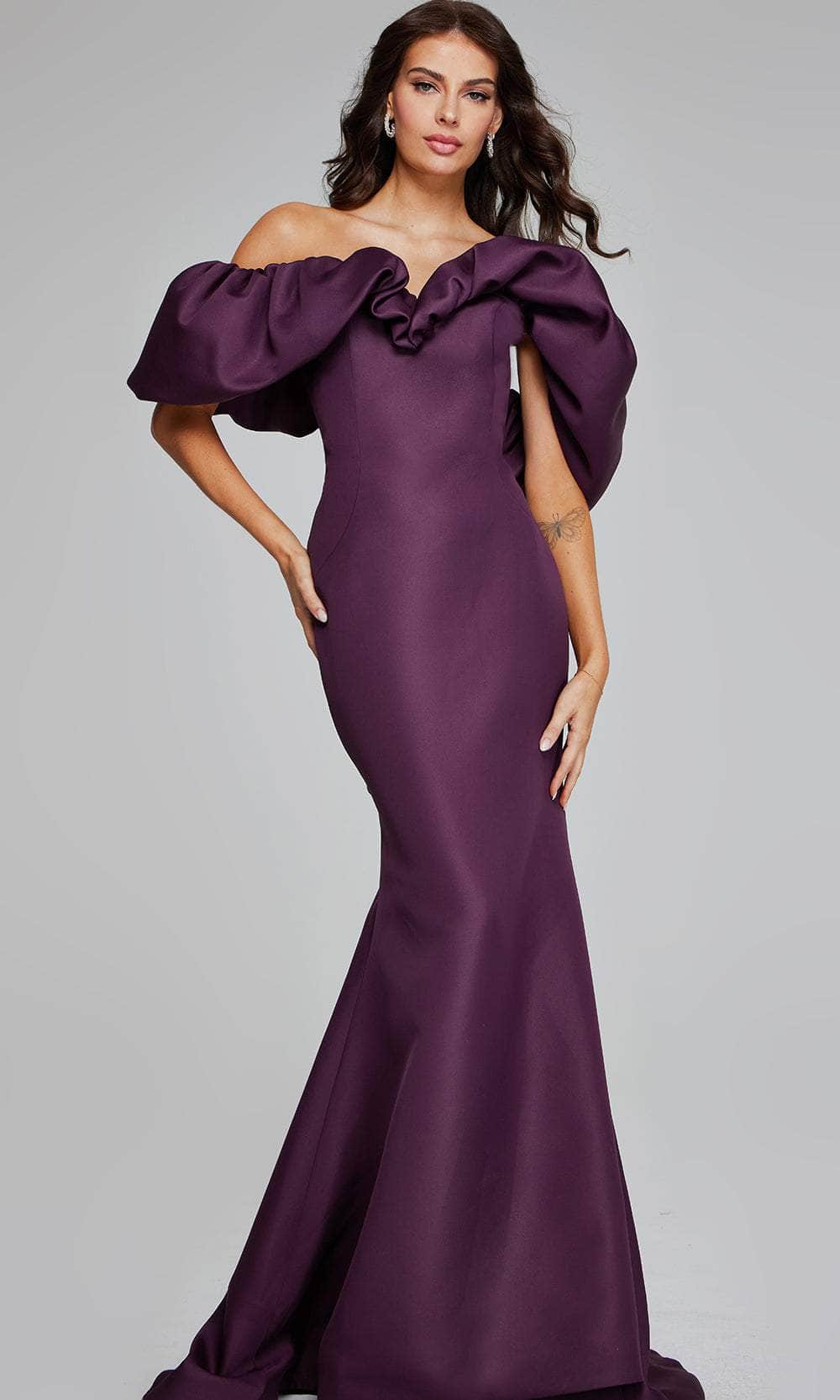 Jovani 40596 - Dramatic Ruffle Evening Dress - view 8