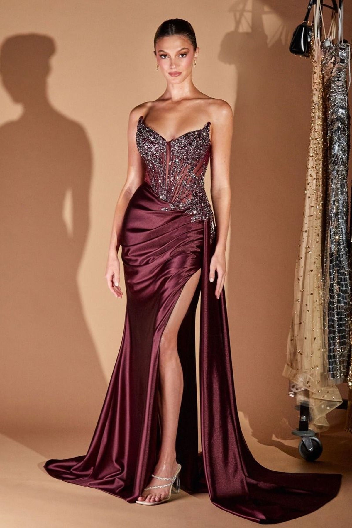 Ladivine CD722 Strapless Sheath Dress