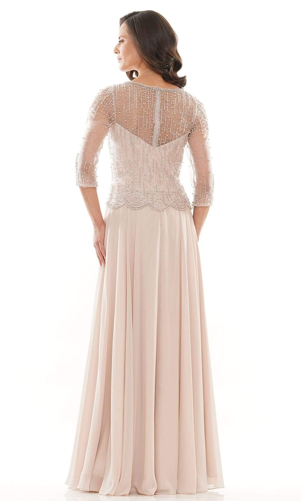 Marsoni by Colors - M312 Scoop A-Line Evening Dress - view 6