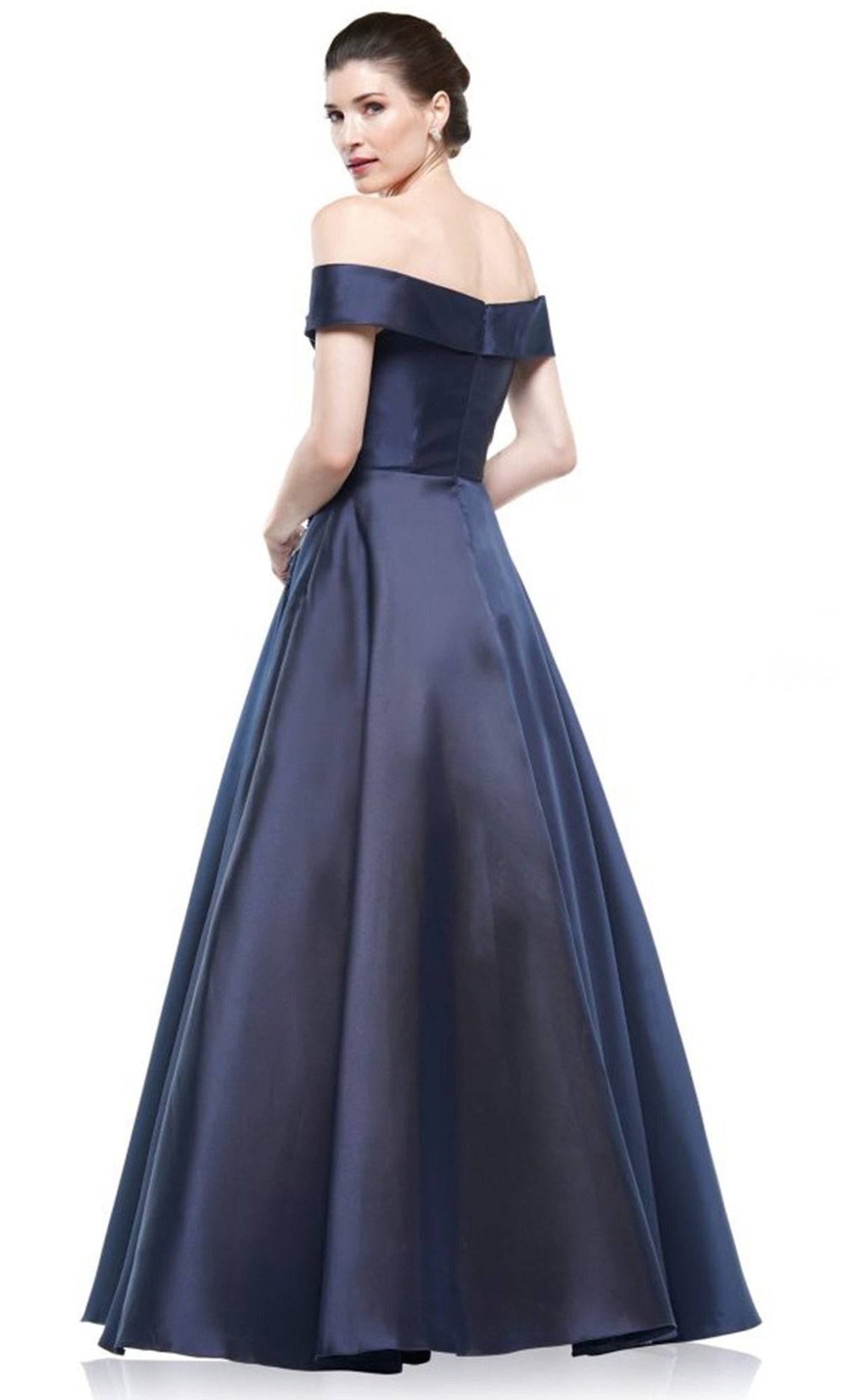Marsoni by Colors MV1008-2 - Beaded Applique Sweetheart Ballgown