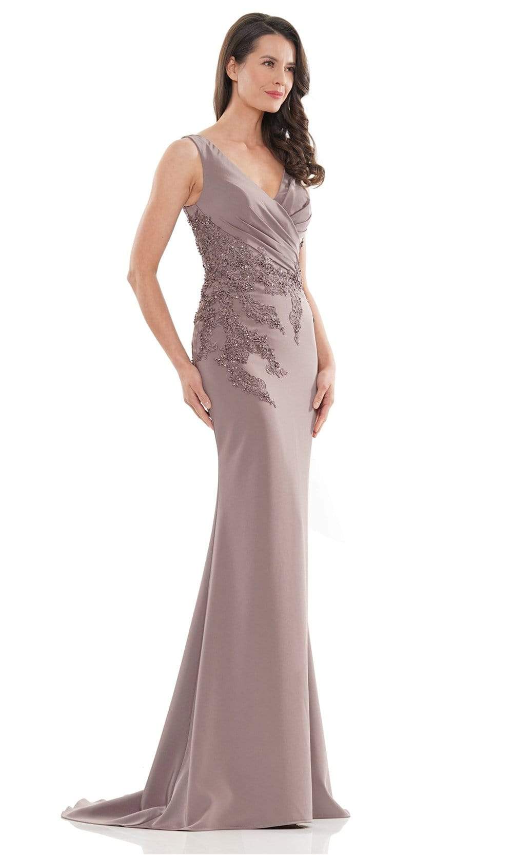 Marsoni by Colors - MV1147 Sleeveless Fitted Sheath Gown - designer mother of the bride dress at Silhouette Dresses