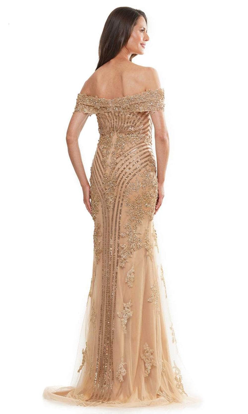 Marsoni by Colors MV1275-1 - Sweetheart Beaded Long Gown - view 4