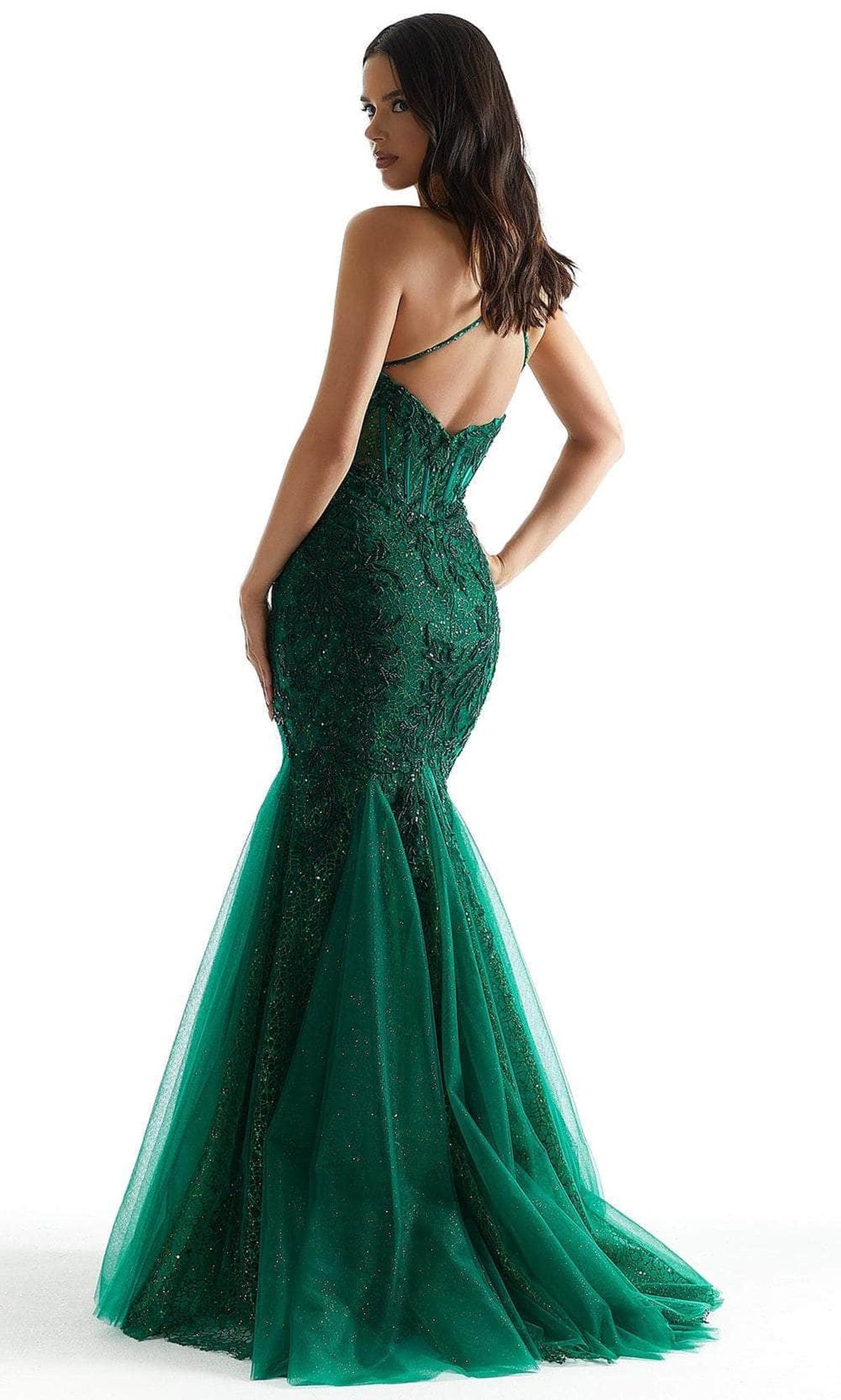 MGNY By Mori Lee 47085 - Beaded Embroidered Mermaid Prom Gown