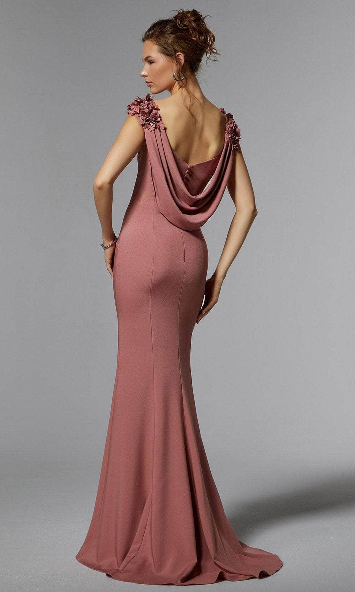 MGNY By Mori Lee 72920 - Applique Cap Sleeve Evening Dress