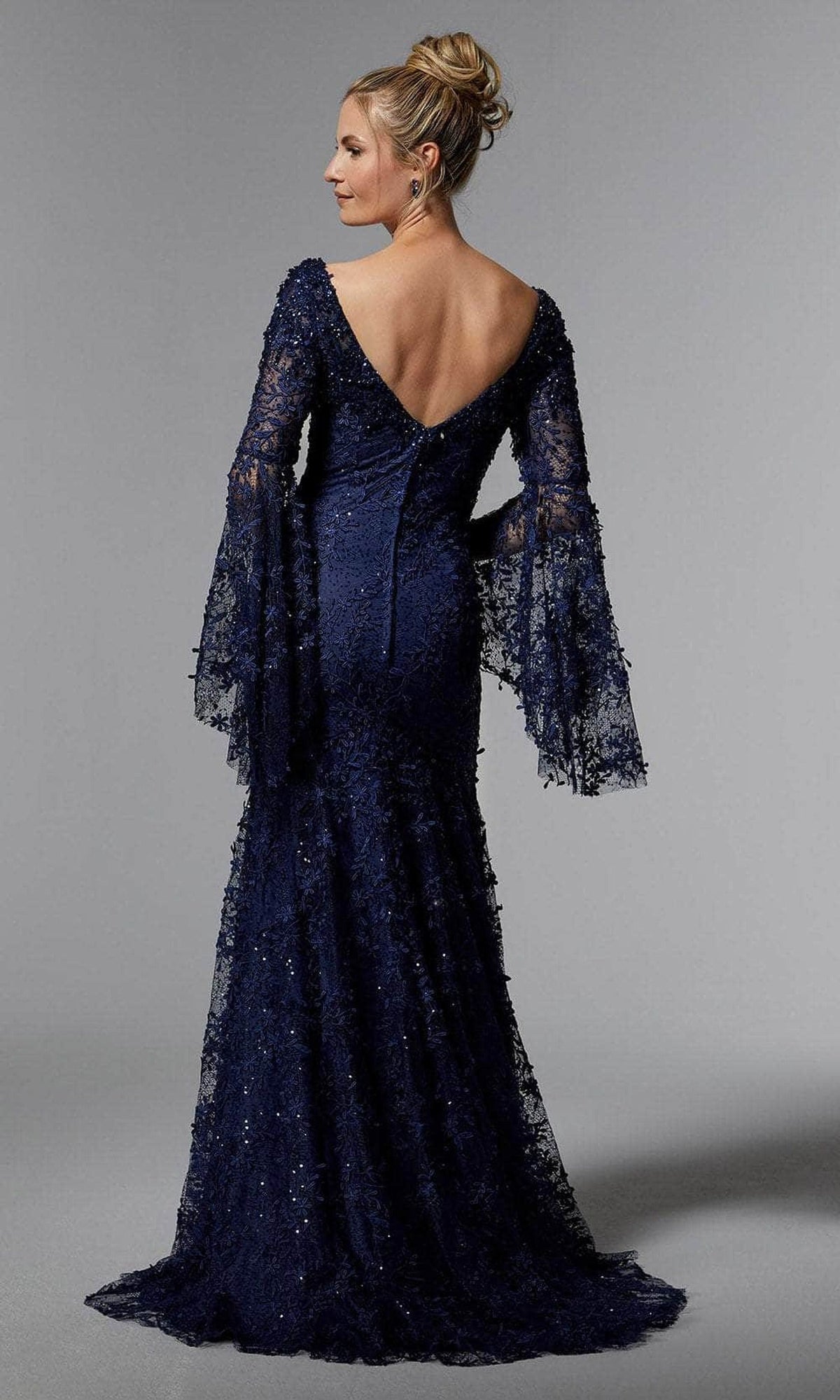 MGNY By Mori Lee 72930 - Allover Lace Evening Dress