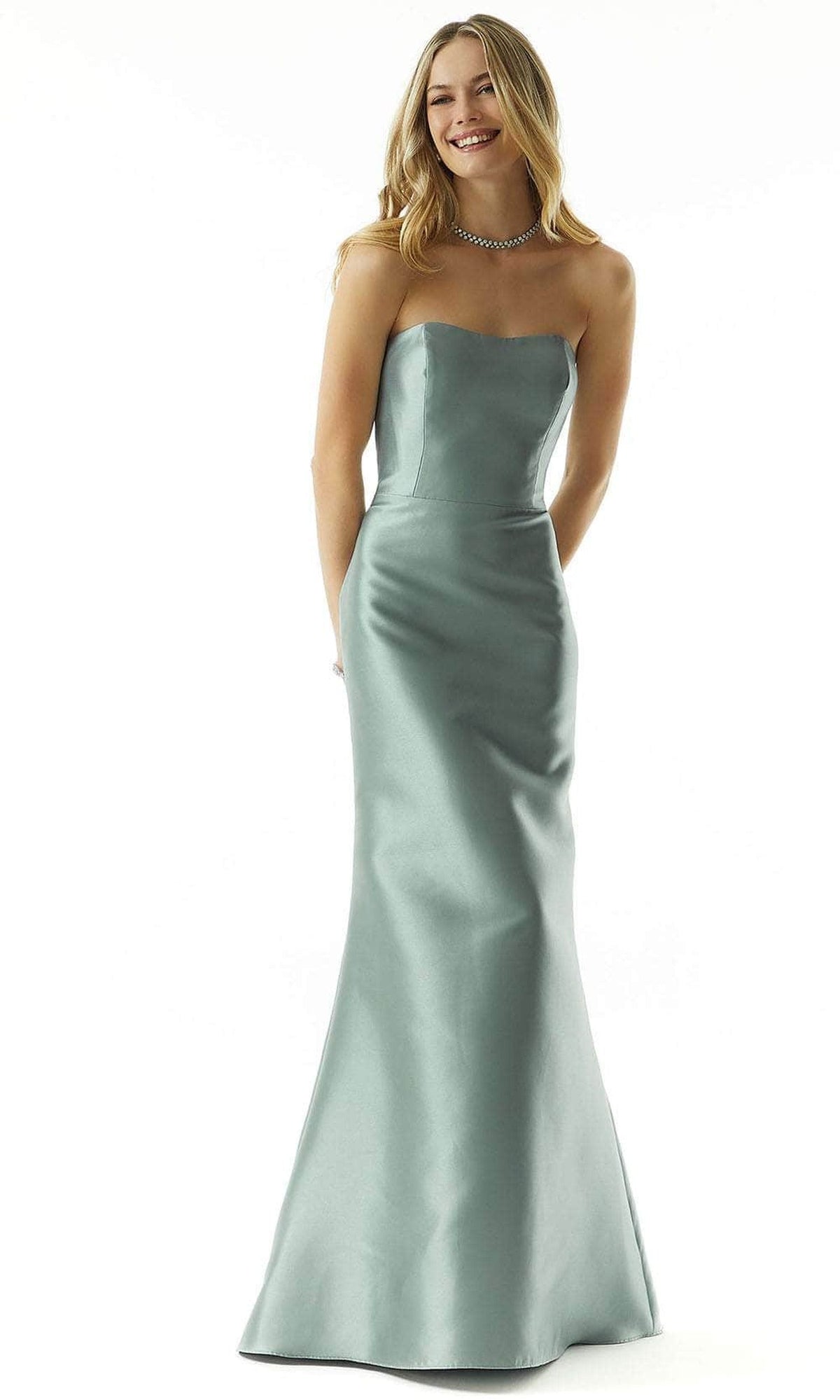 MGNY By Mori Lee 73017 - Metallic Mermaid Evening Dress