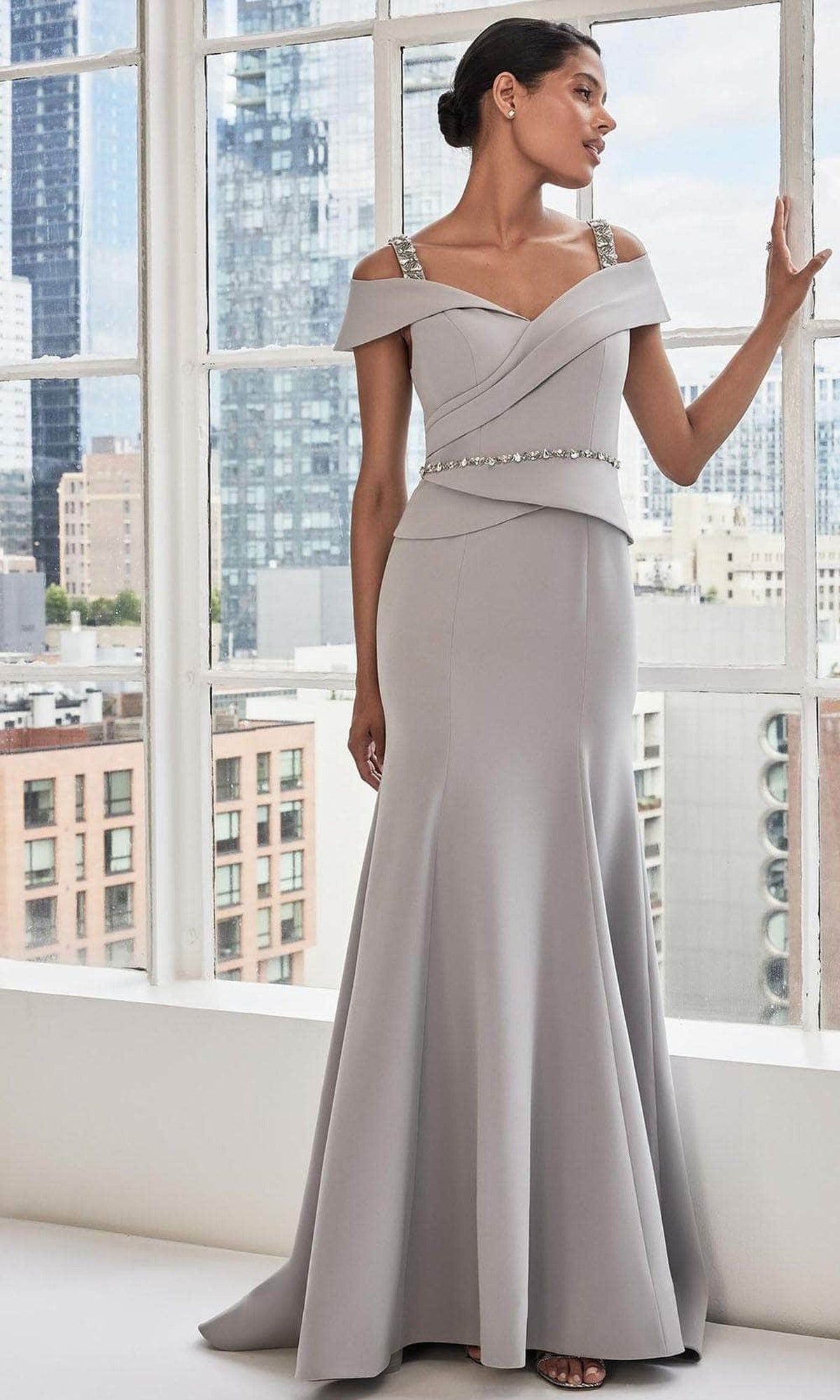 MGNY By Mori Lee 73112 - Cold Shoulder Dress