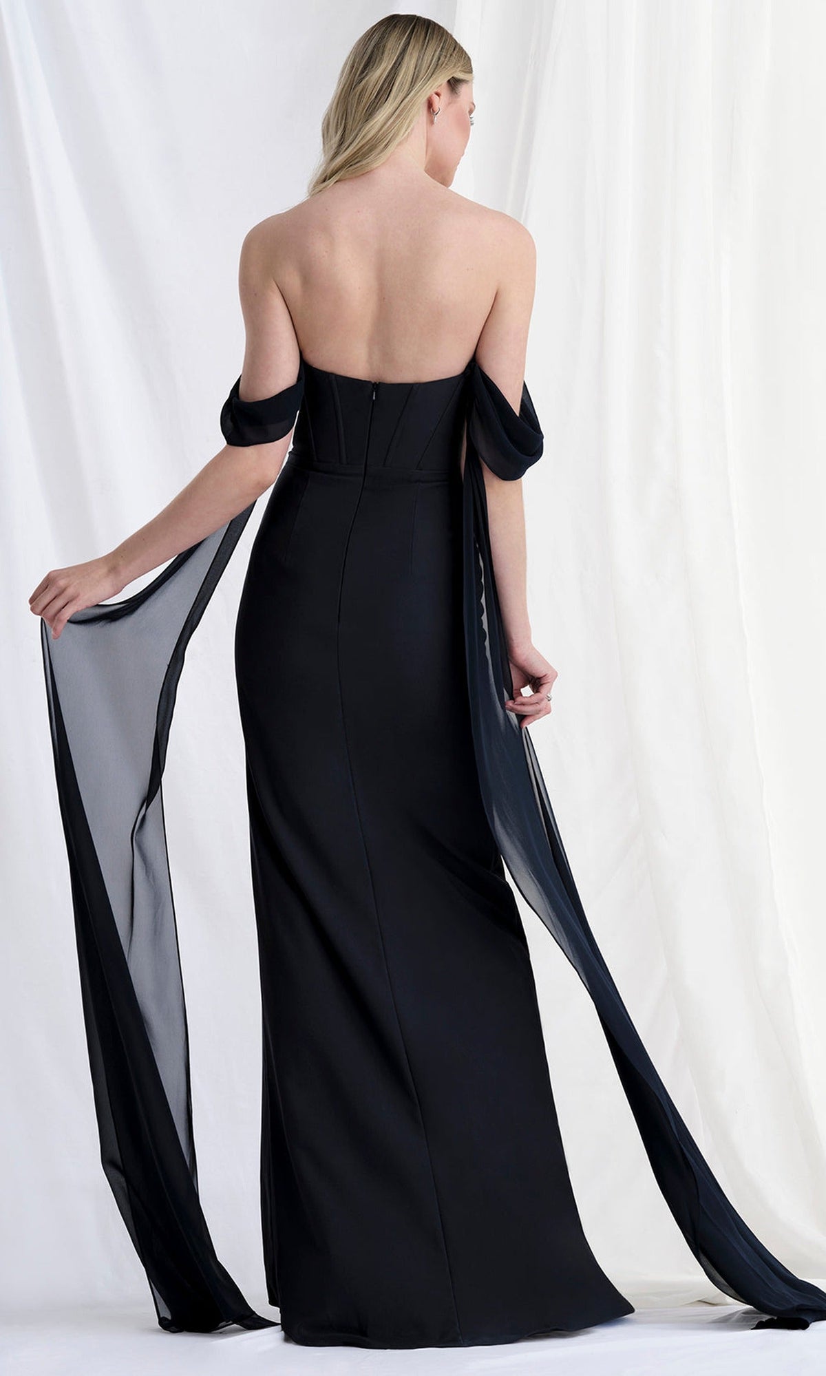 MGNY By Mori Lee 73176 - Sweetheart Off Shoulder Gown with Slit