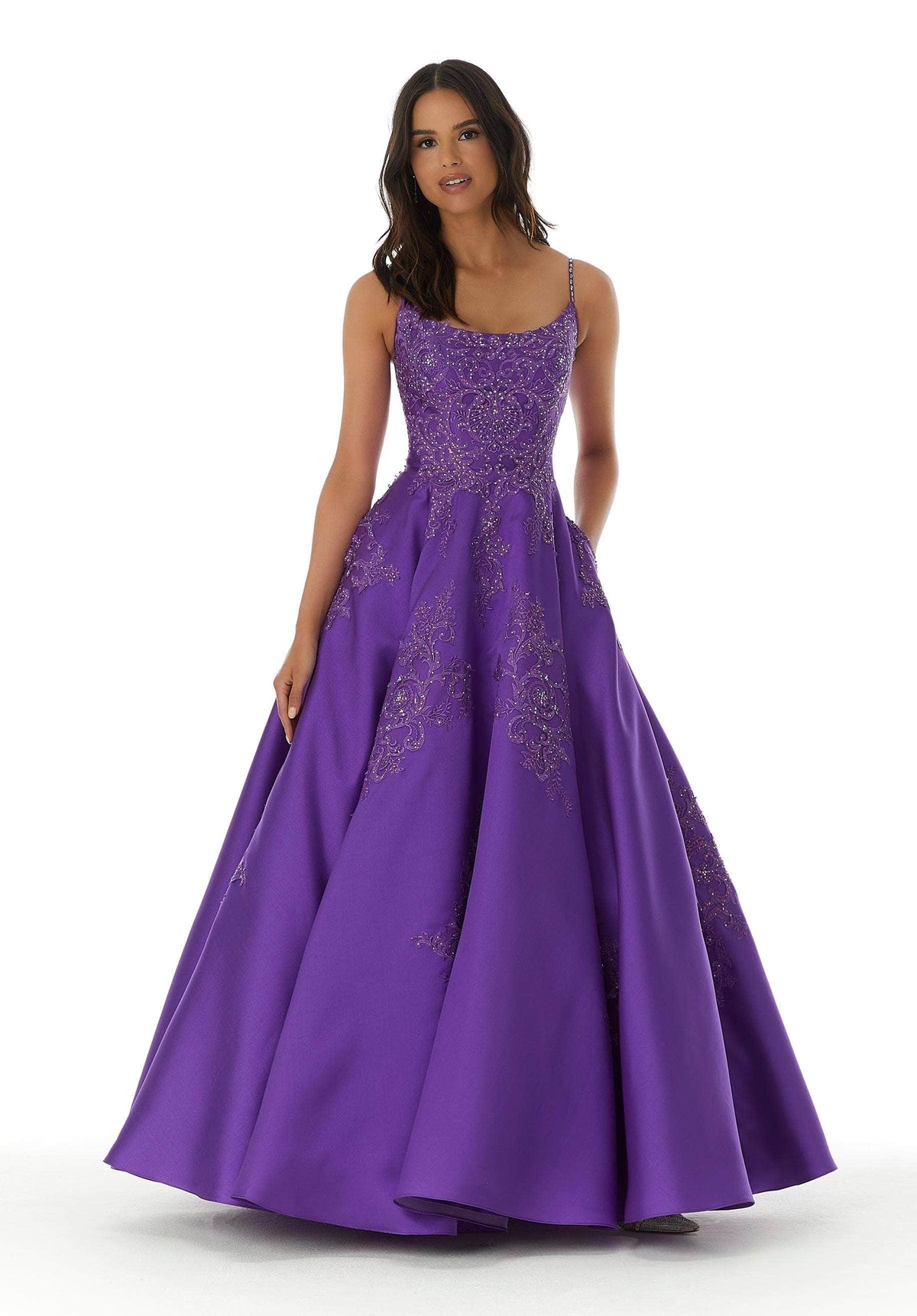 Mori Lee 47056 - Sleeveless Scoop Neck Prom Dress - view 8