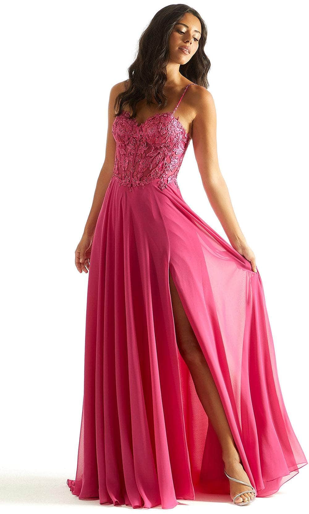 Mori Lee 49056 - Embroidered Bustier Prom Dress - view 7