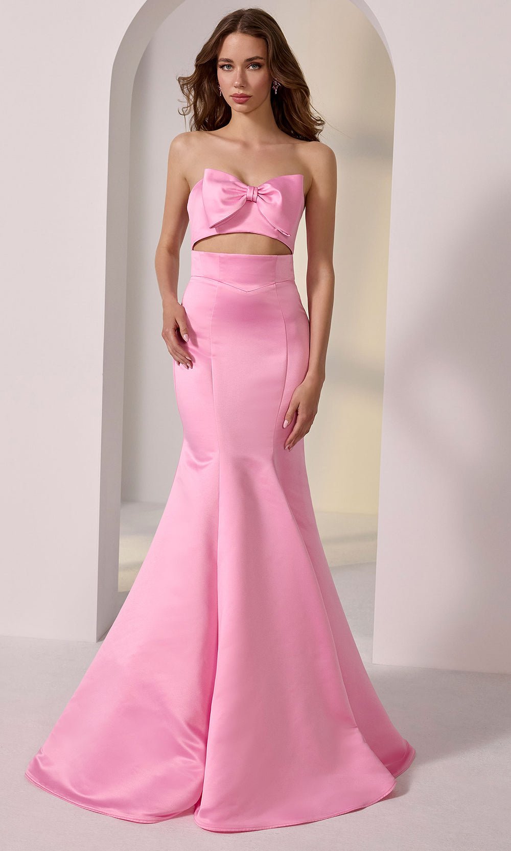 Mori Lee 49210 - Bow Sweetheart Neck Mermaid Prom Gown - Silhouette Dresses
