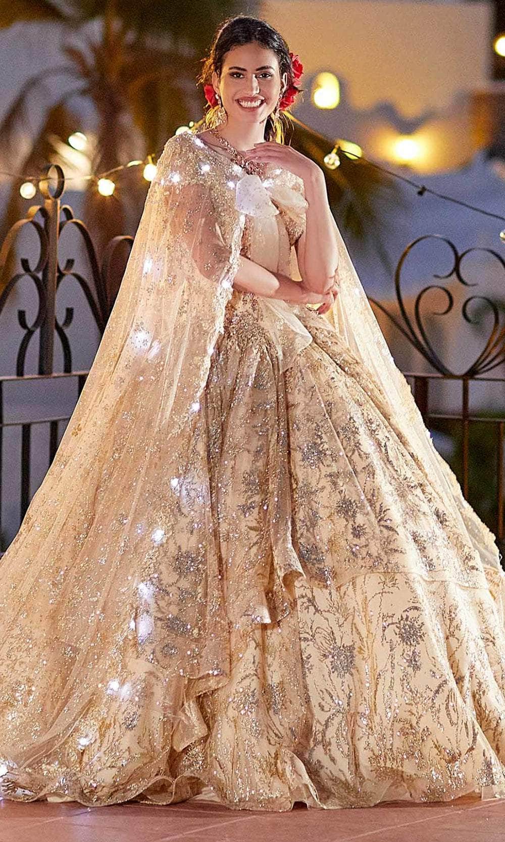 Mori Lee 60163 - Crystal Beaded Quinceanera Ballgown - designer ball gown at Silhouette Dresses