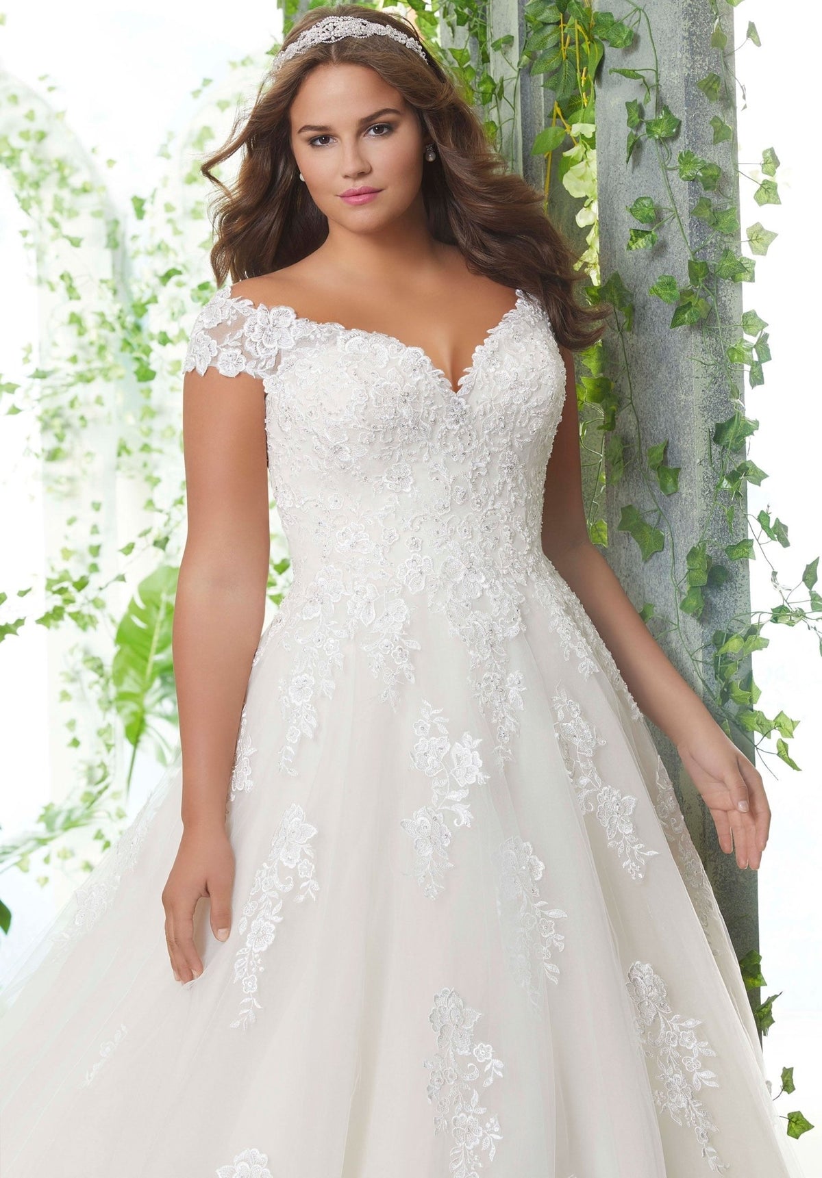 Pamela Plus Size Wedding Dress - Silhouette Dresses