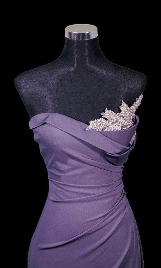 Portia and Scarlett - PS21218 Sweetheart Neck Drape Simple Prom Gown - view 6