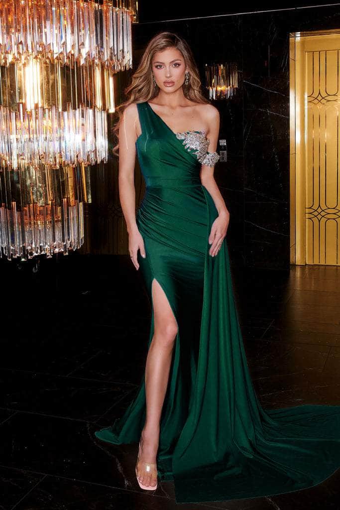 Portia and Scarlett - PS22222 Asymmetrical Sheath Evening Dress - view 9