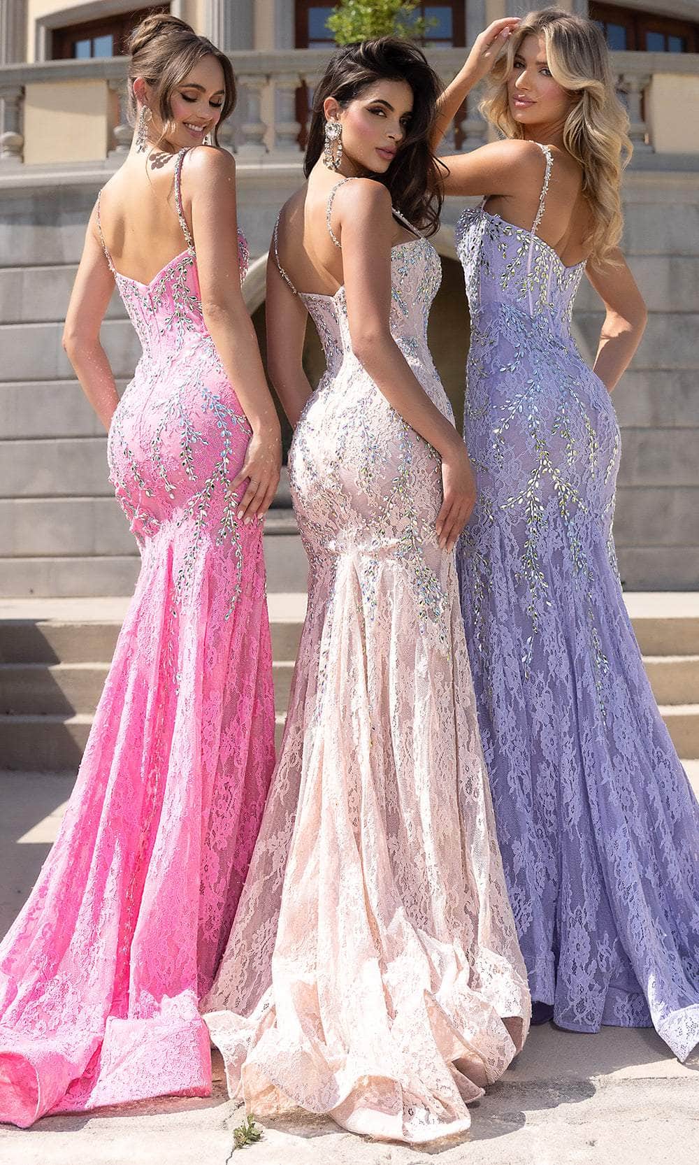 Portia and Scarlett PS25150 - Crystal Mermaid Prom Dress - view 9