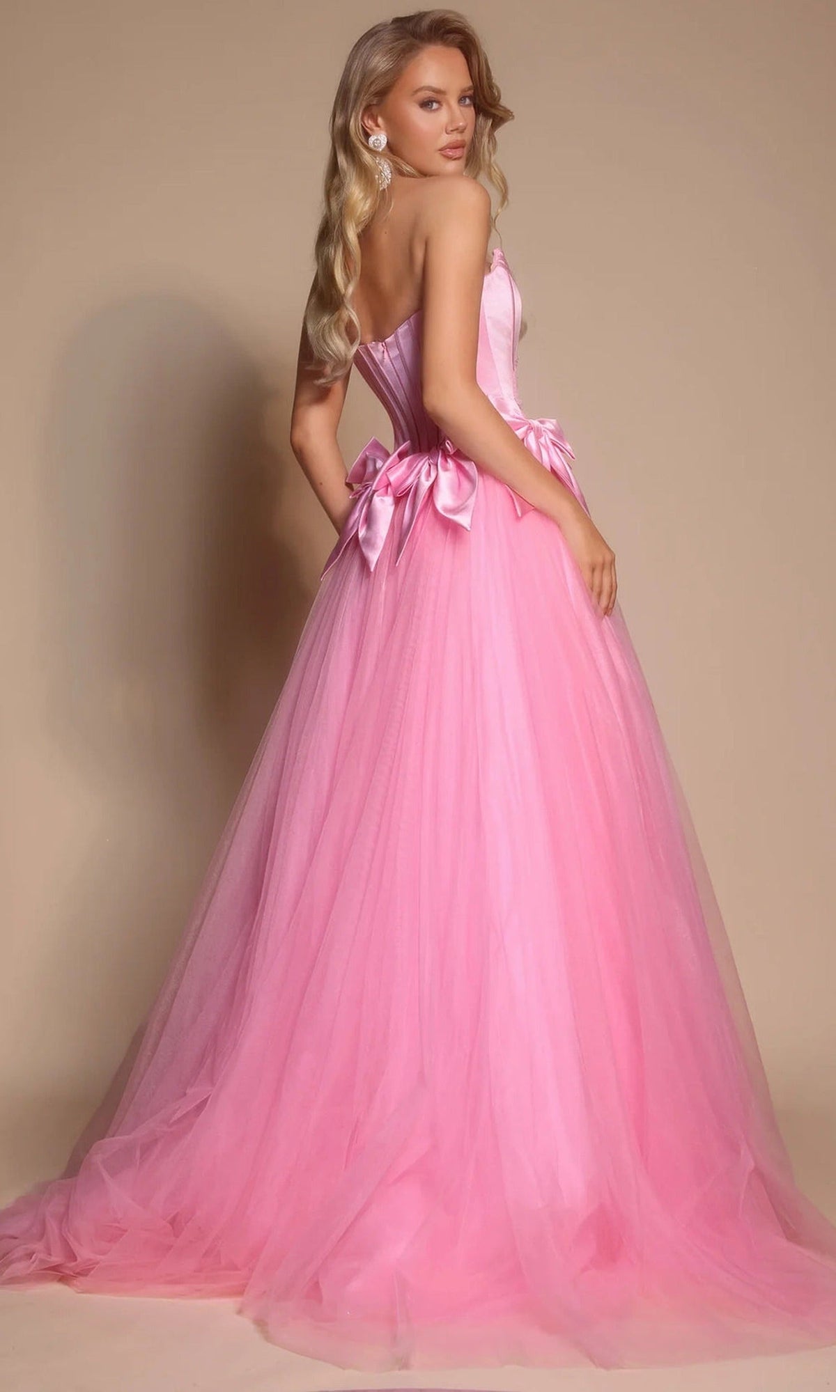 Portia and Scarlett PS26102 Bow Accent Ball Gown